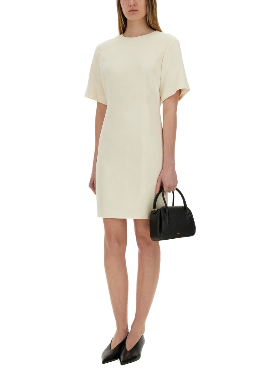 Theory Boxy Short Dress In White