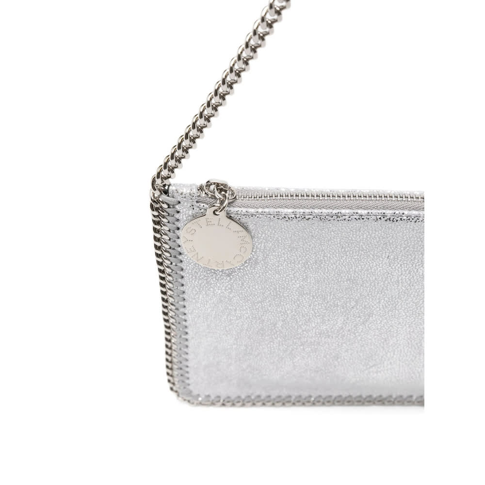 Stella Mccartney Shoulder Bag Pochette Falabella In Gray