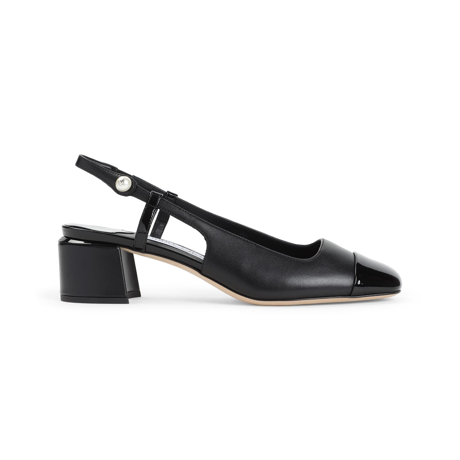 Jimmy Choo Elisa Patent Leather Slingback Pumps In Black