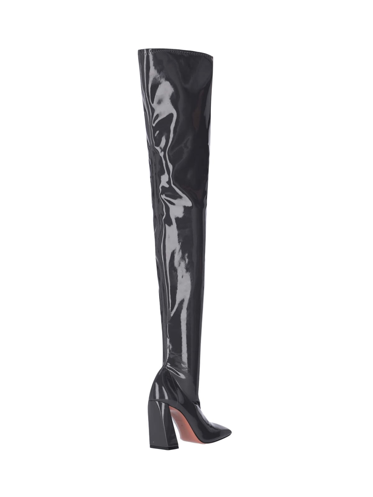 Shop Amina Muaddi Marine High Boots