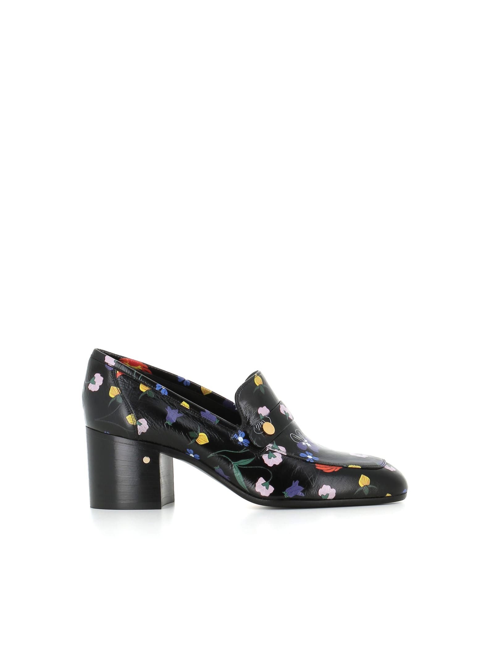 Shop Laurence Dacade Loafer Tracy In Nero/multicolor