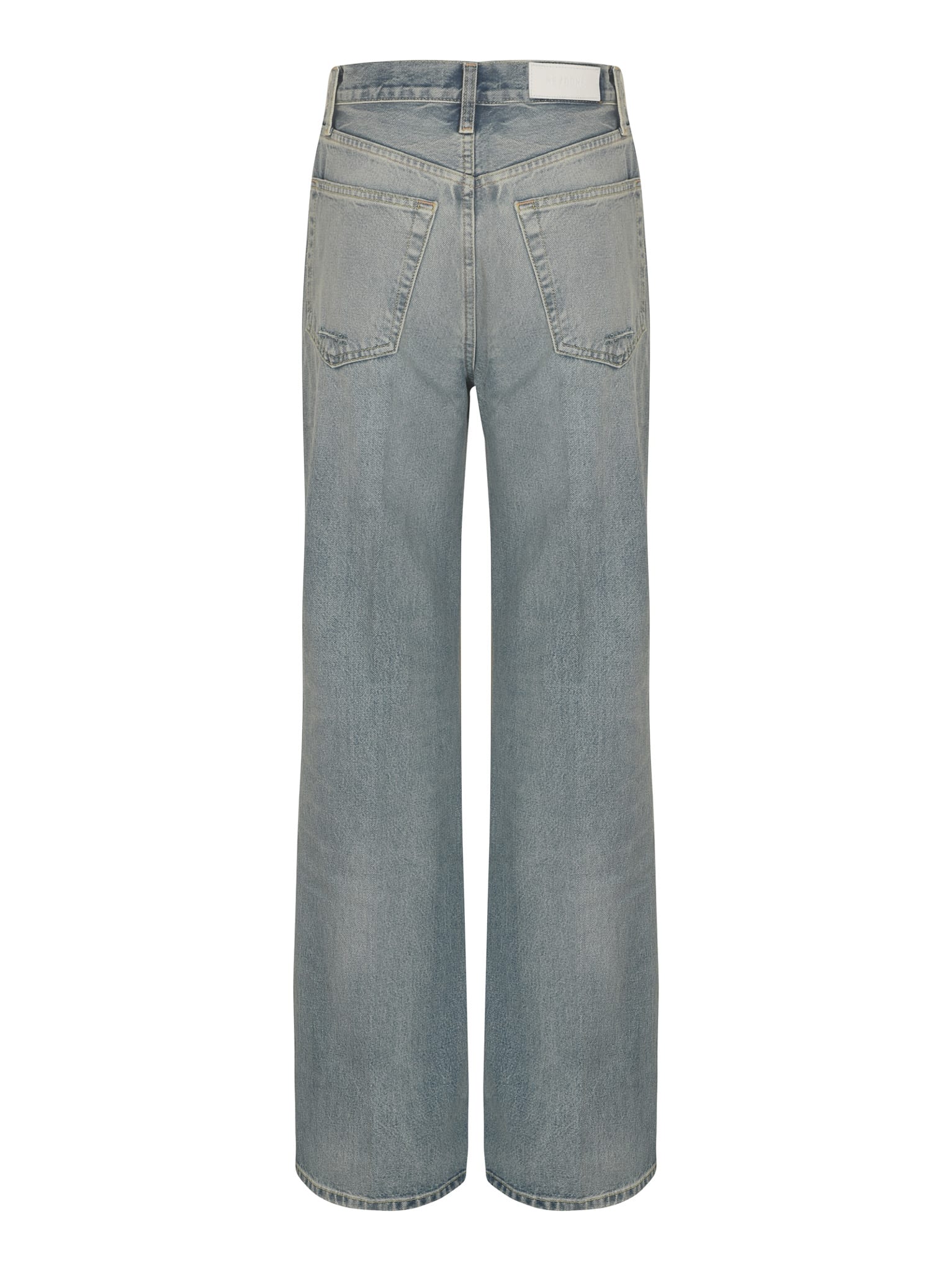 Shop Re/done Zamp Jeans In Opal Indigo