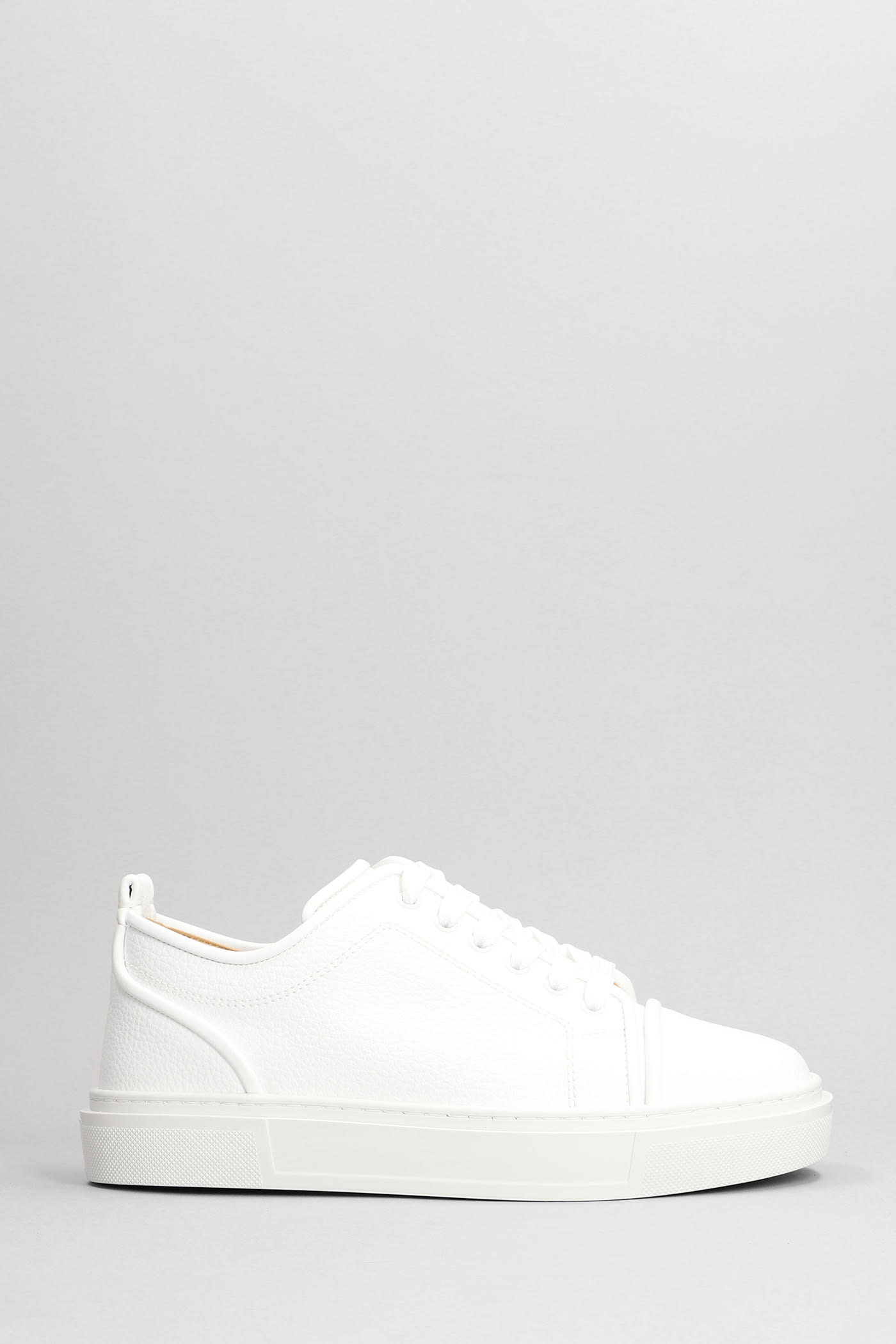 Adolon Junior Sneakers In White Leather