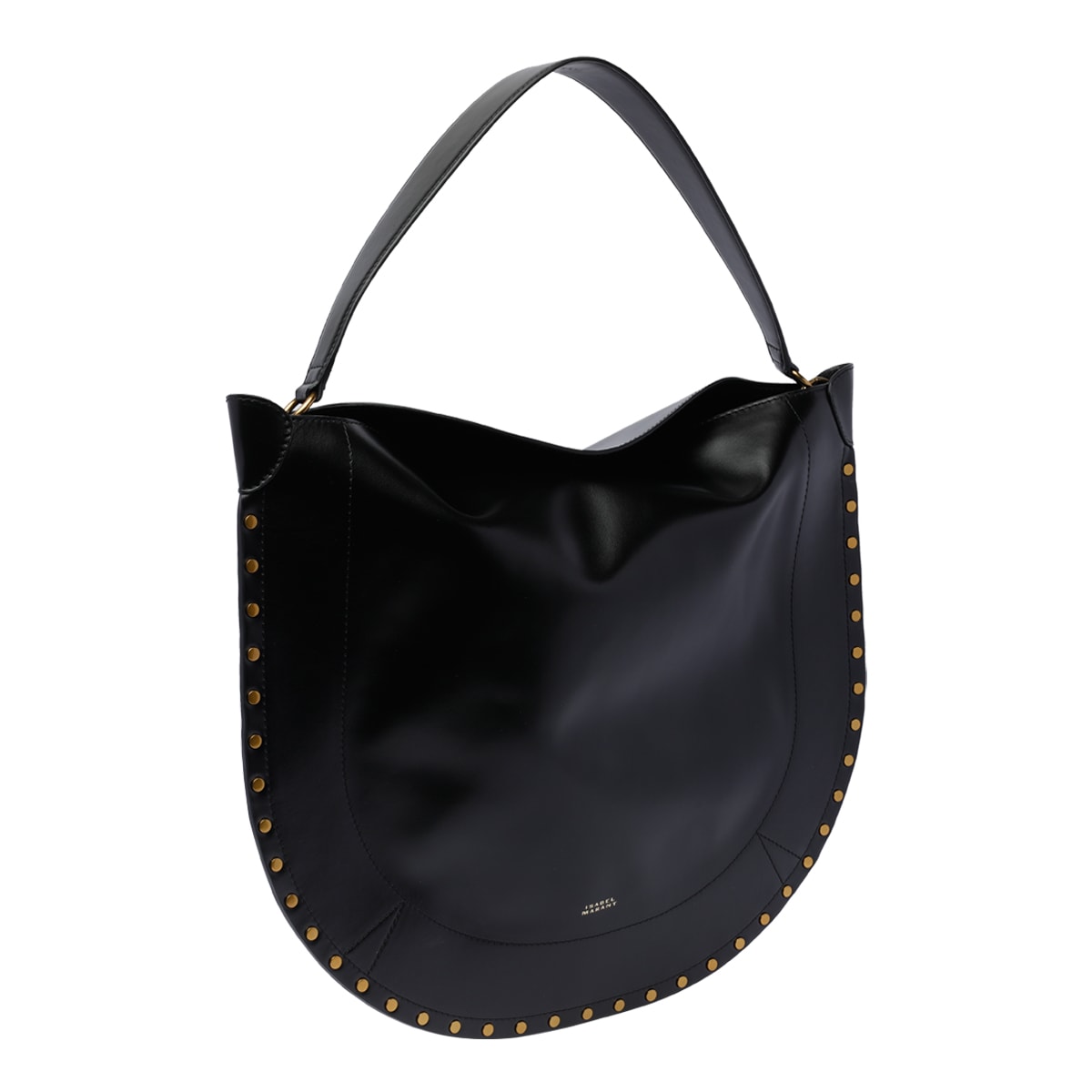 Shop Isabel Marant Oskan Soft Hobo Bag In Black