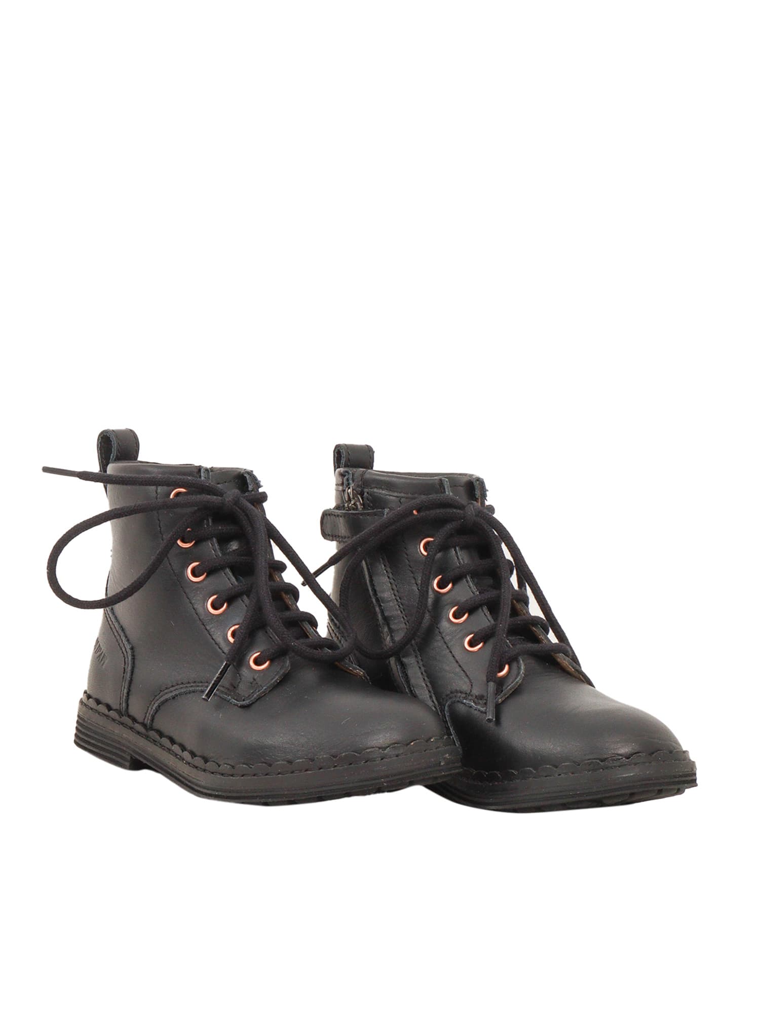 Pom D'api Roadster Ranger Leather Boots In Black
