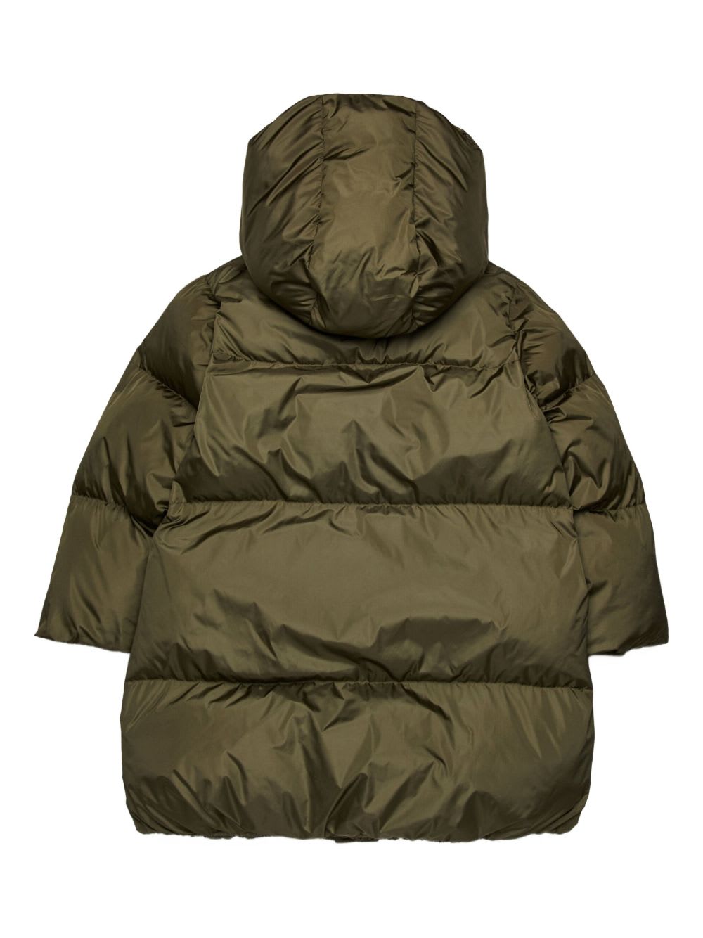 Mm6 Maison Margiela Kids Coat With Logo Application In Green