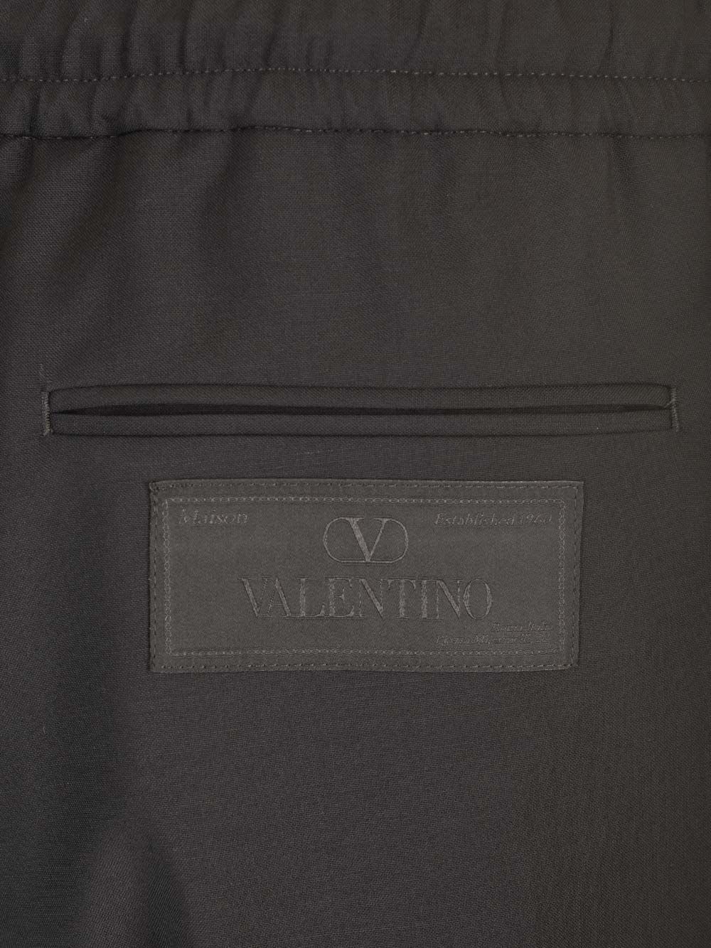 Shop Valentino Jogging Trousers In Nero