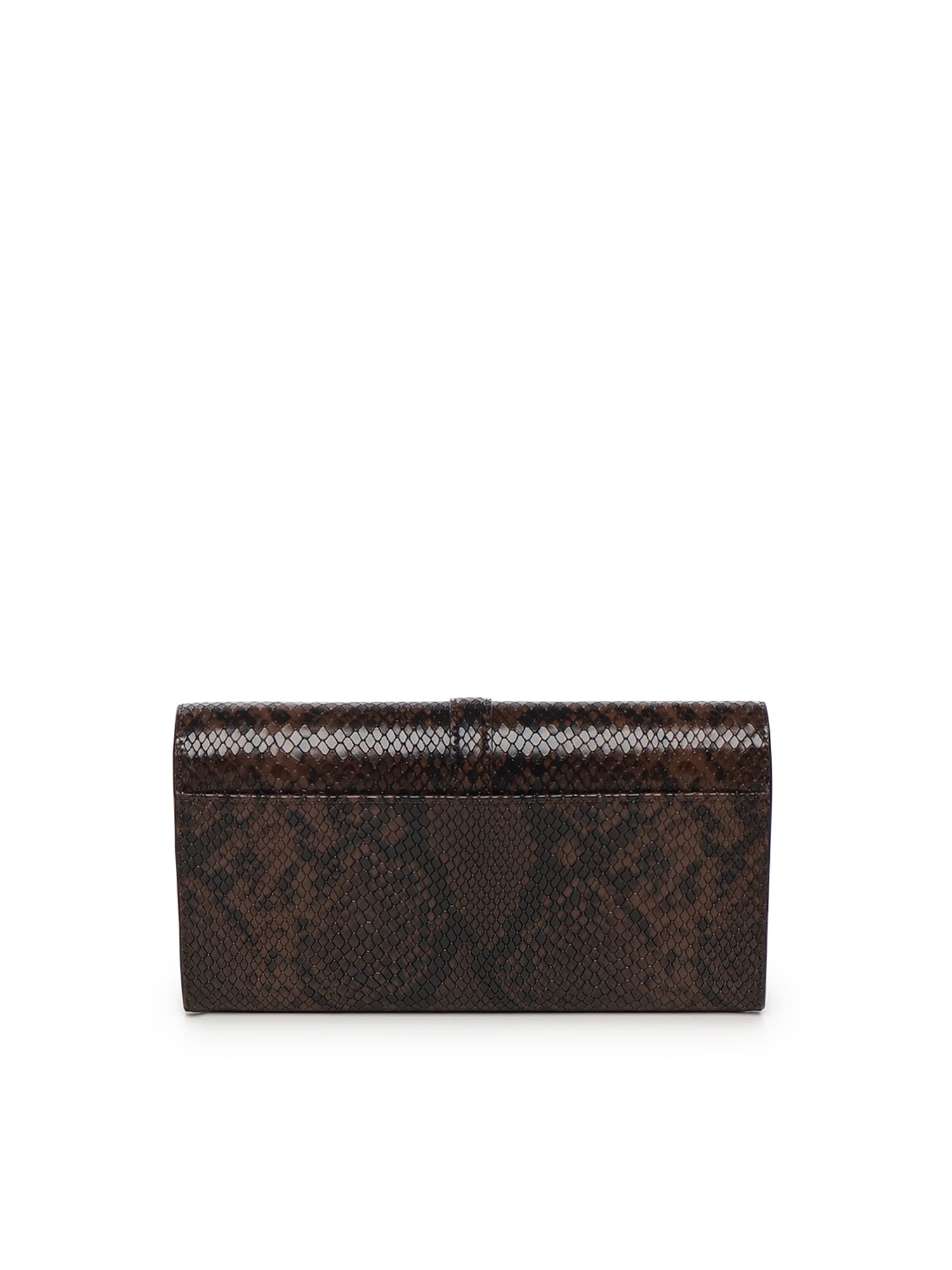 Stella Mccartney Ryder Flap Crossbody Bag In Brown