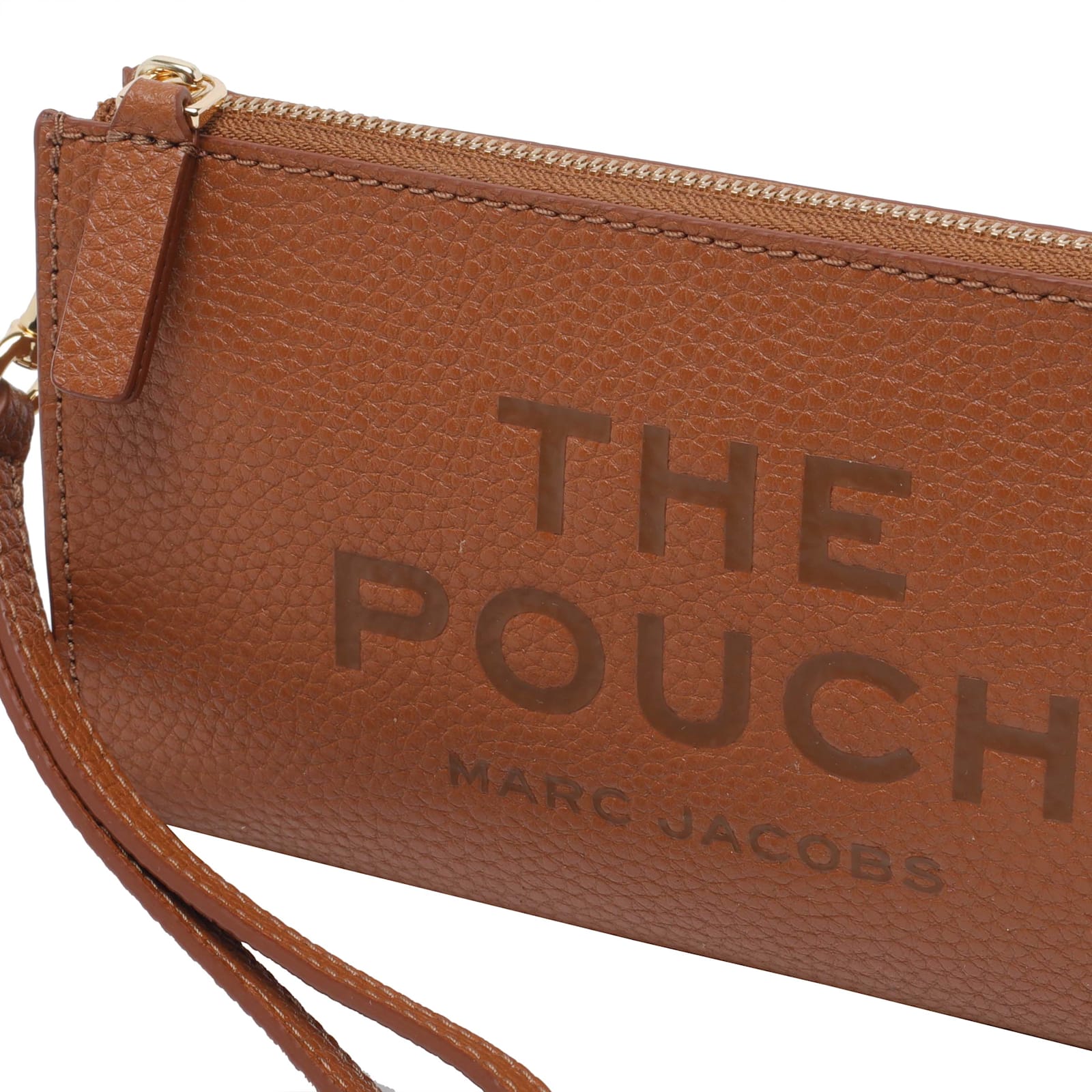 Marc Jacobs The Leather Pouch In Brown