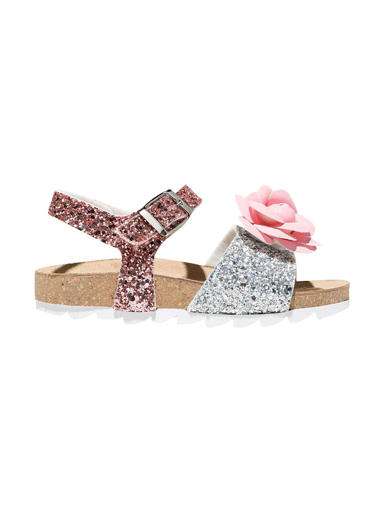 Monnalisa Glitter Girl Sandals