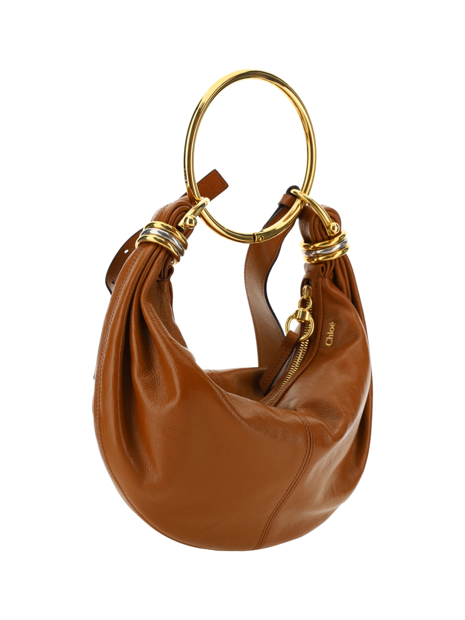 Shop Chloé Bracelet Handbag In Brown