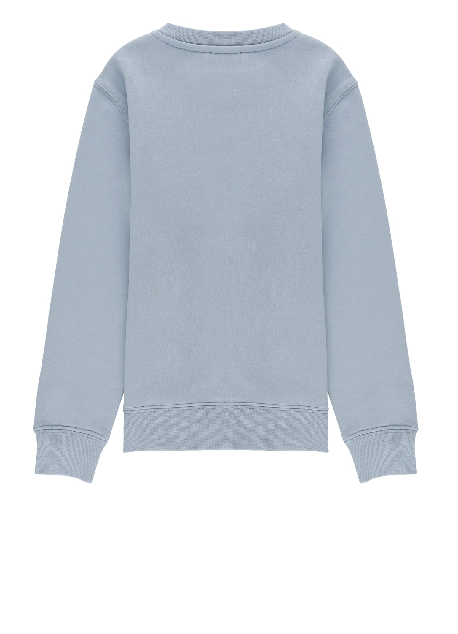 Golden Goose Front-print Crew-neck Sweatshirt In Blue