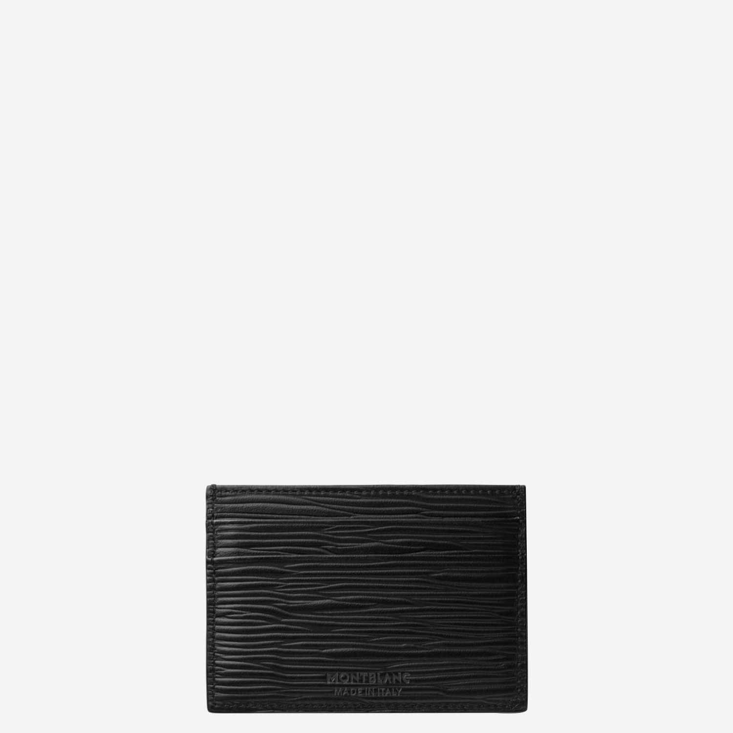 Shop Montblanc Card Case 5 Compartments Meisterstück In Black