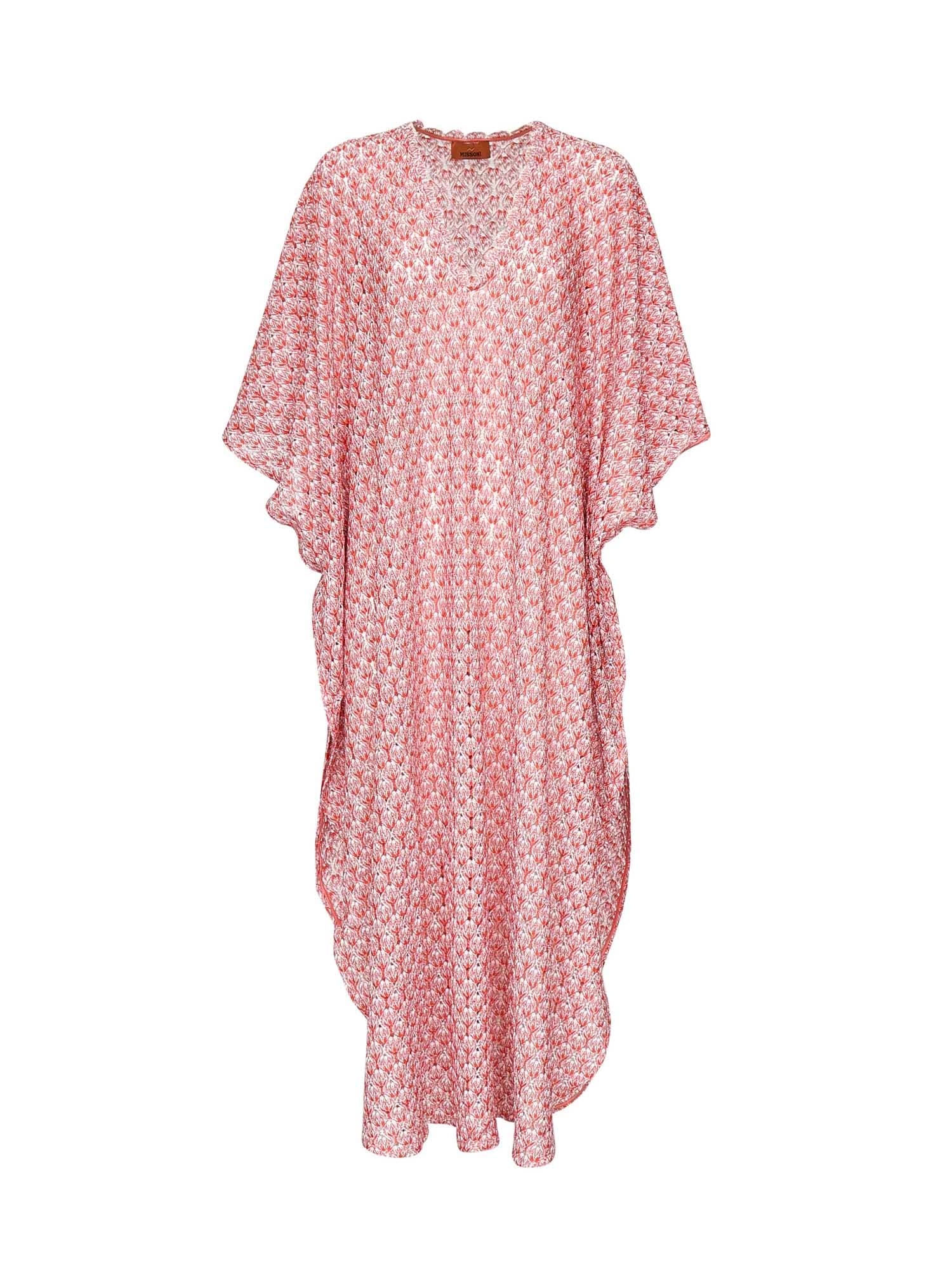 Long Viscose Blend Kaftan