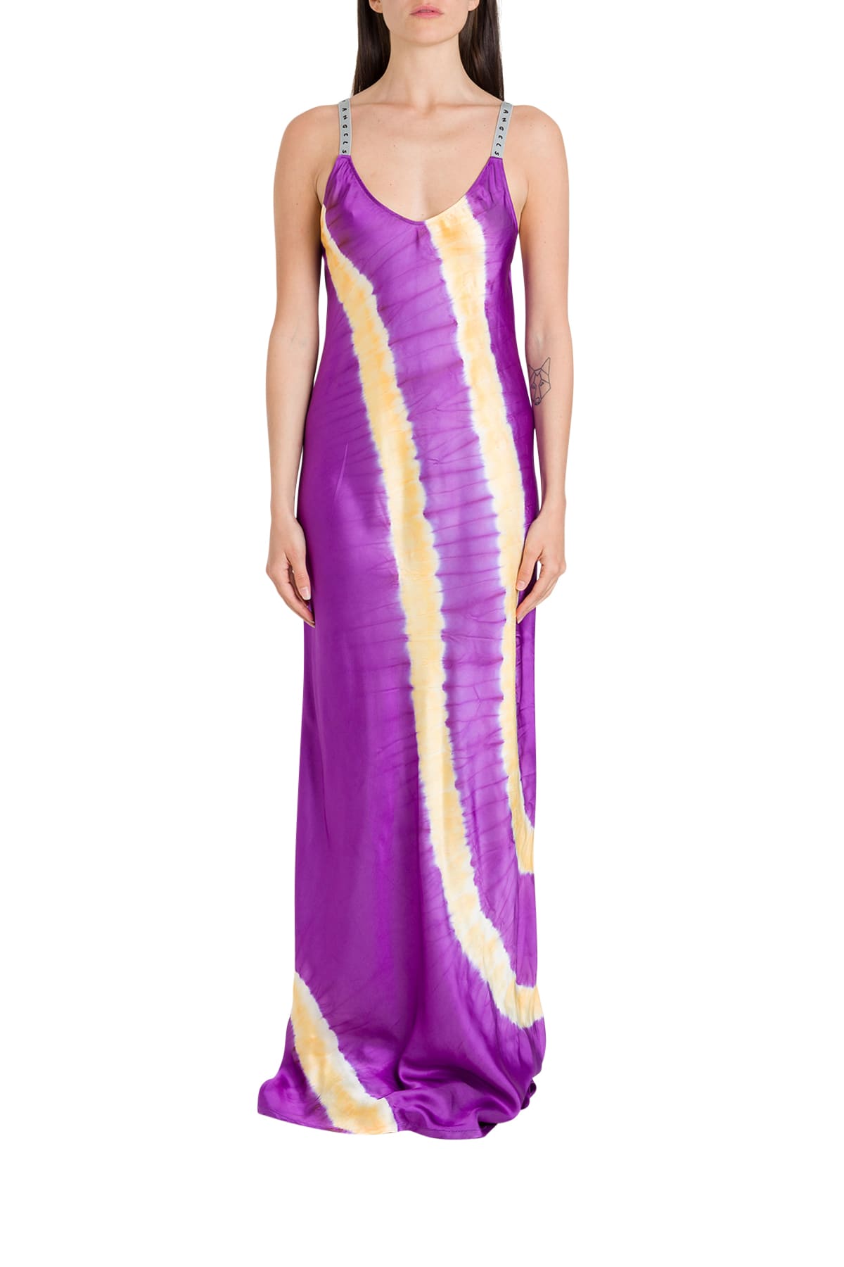 Palm Angels Tie-dye Printed Slip Dress