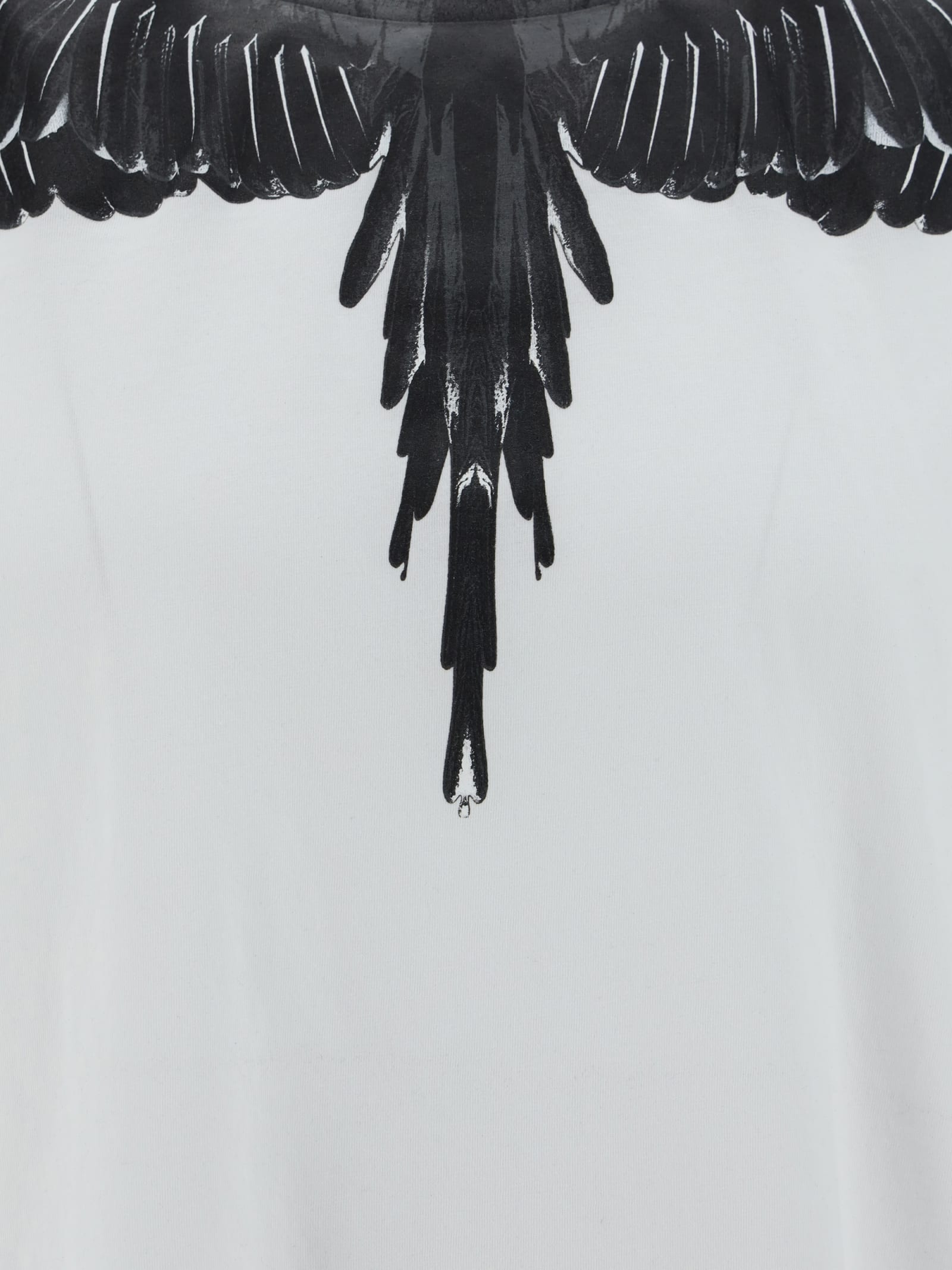 Shop Marcelo Burlon County Of Milan Icon Wings T-shirt In White Black