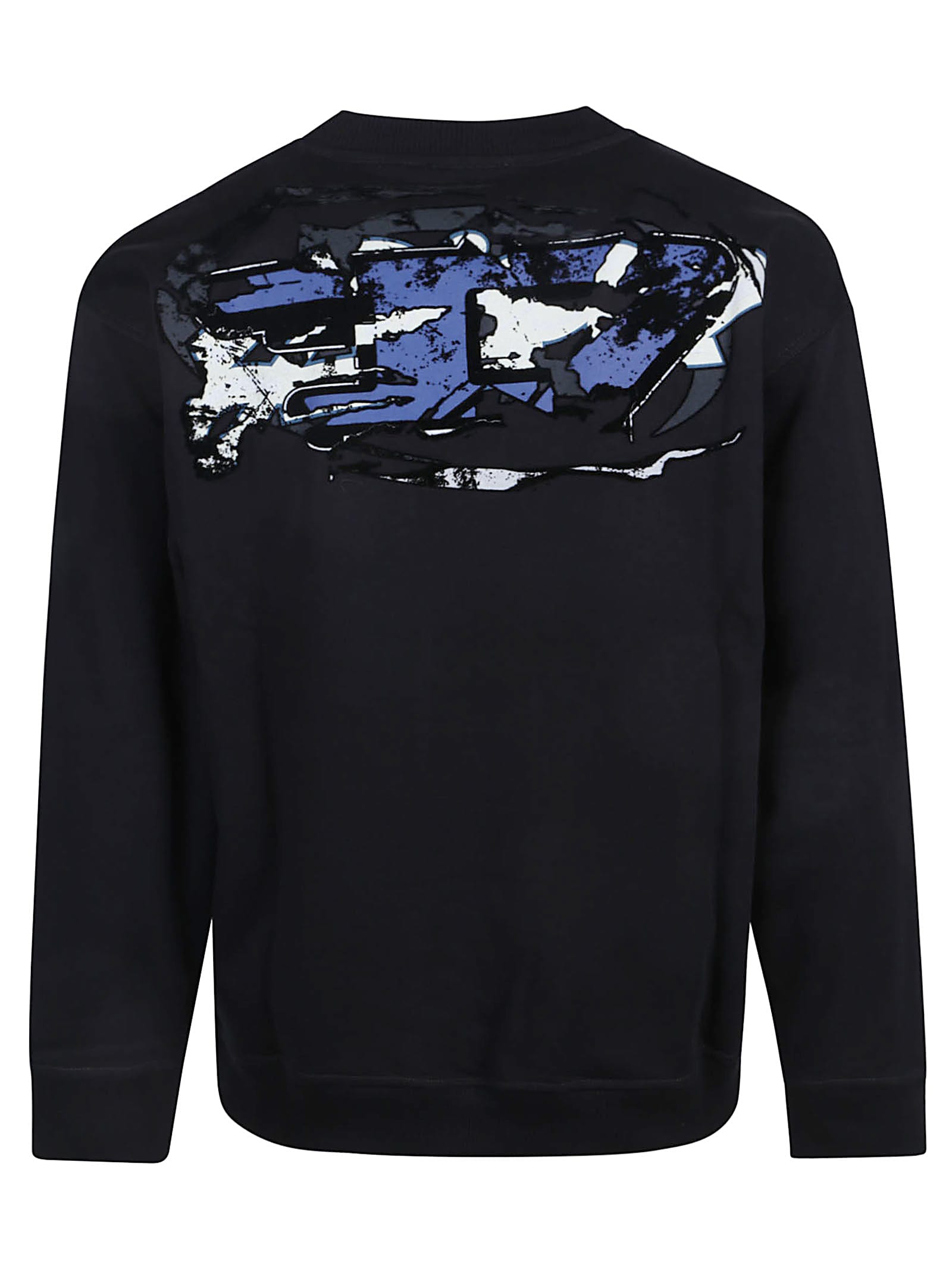 Diesel S-boxt-t2 Sweatshirt In Black
