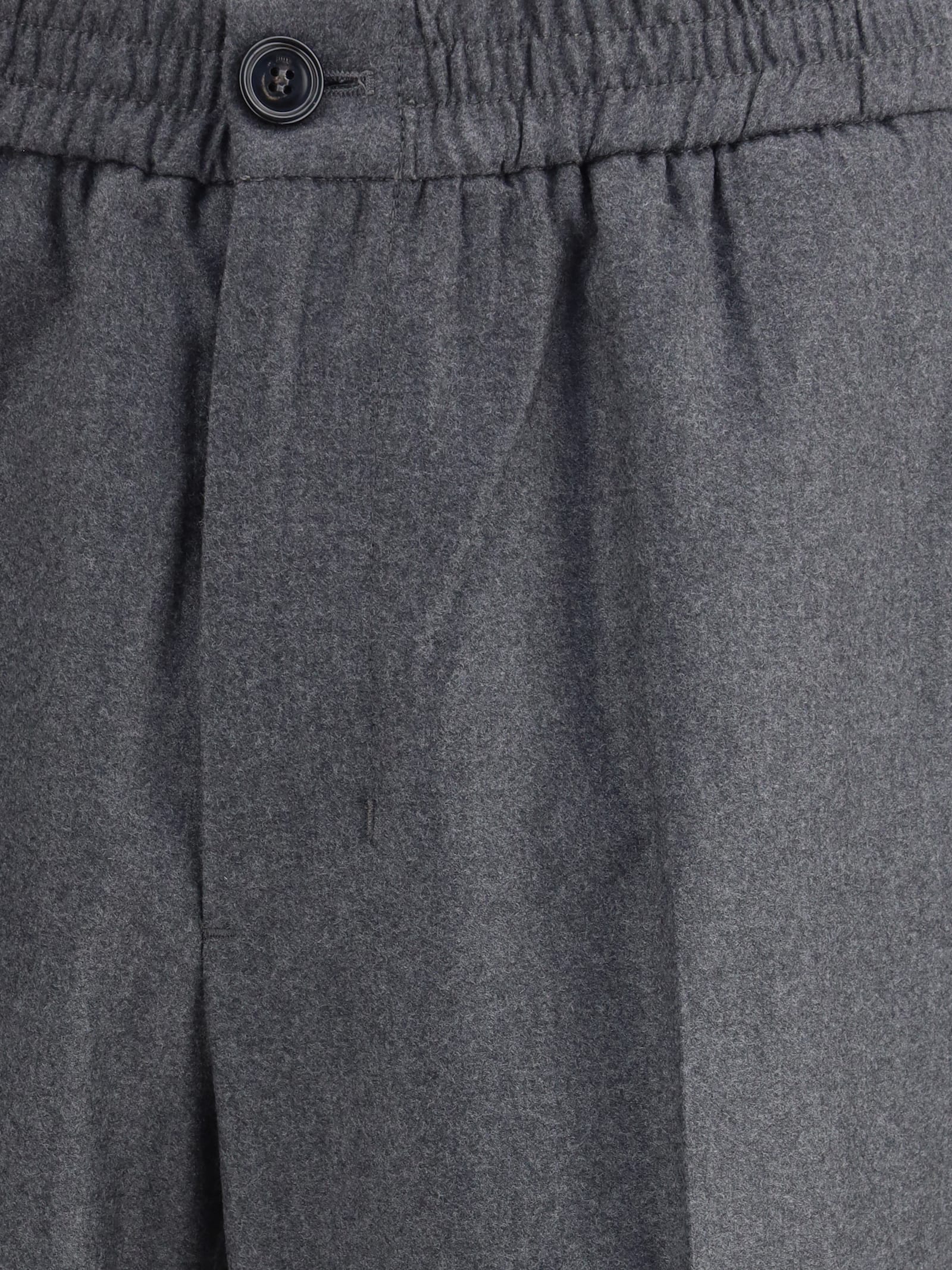 Ami Alexandre Mattiussi Ami Paris Men Virgin Wool Pants In Gray