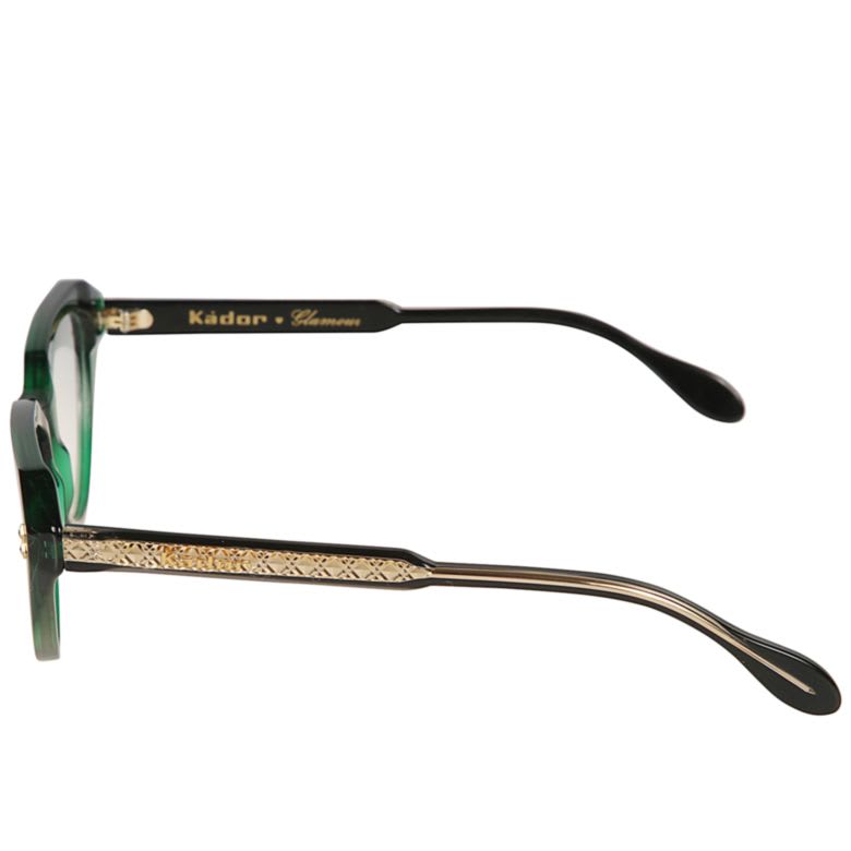 Kador Lola Glamour Cat-eye-frame Glasses In Green