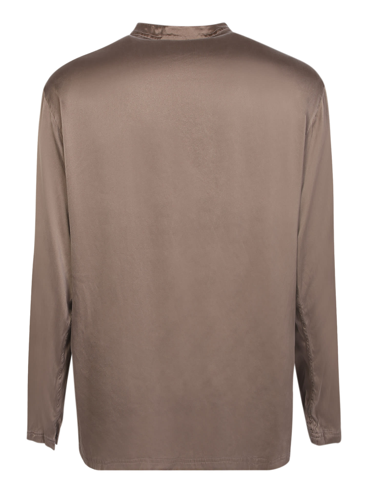 Shop Tom Ford Henley Shirt In Beige