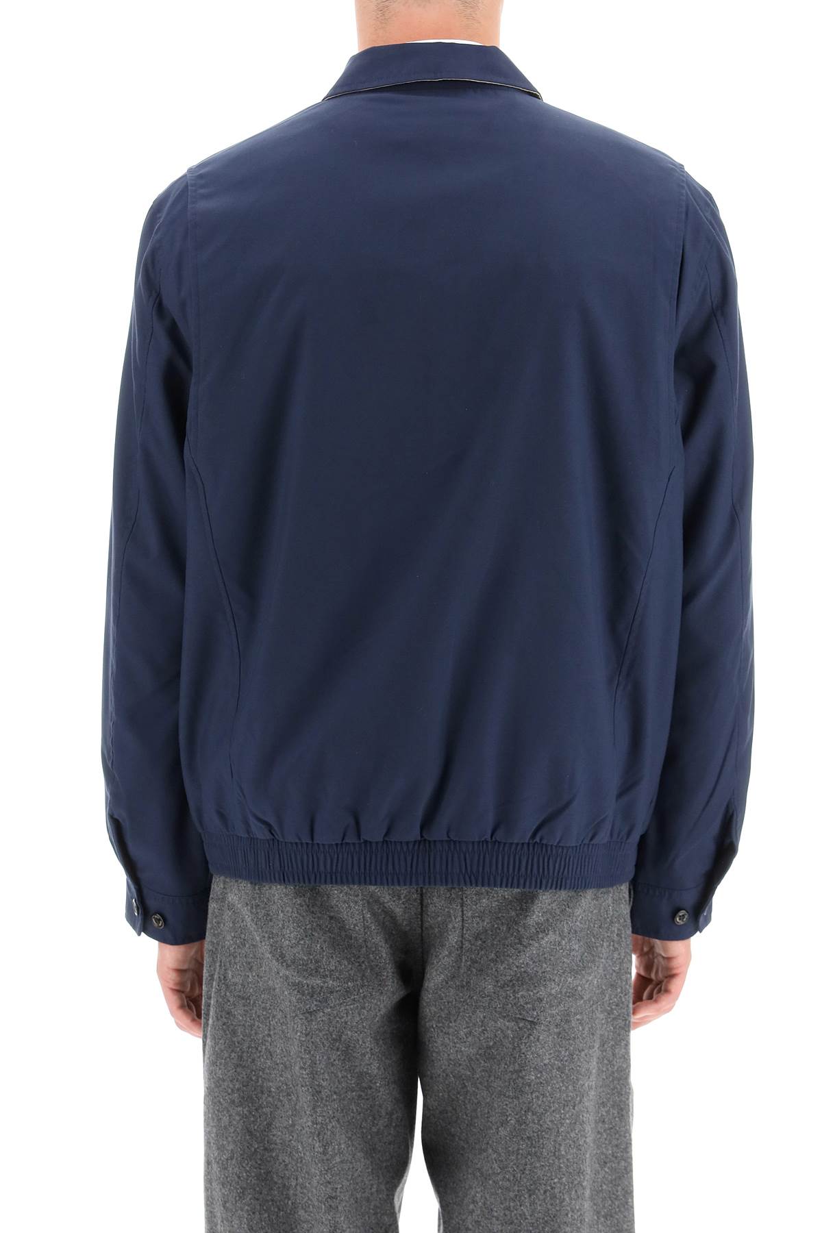 Shop Polo Ralph Lauren Bi-swing Windbreaker In Blue