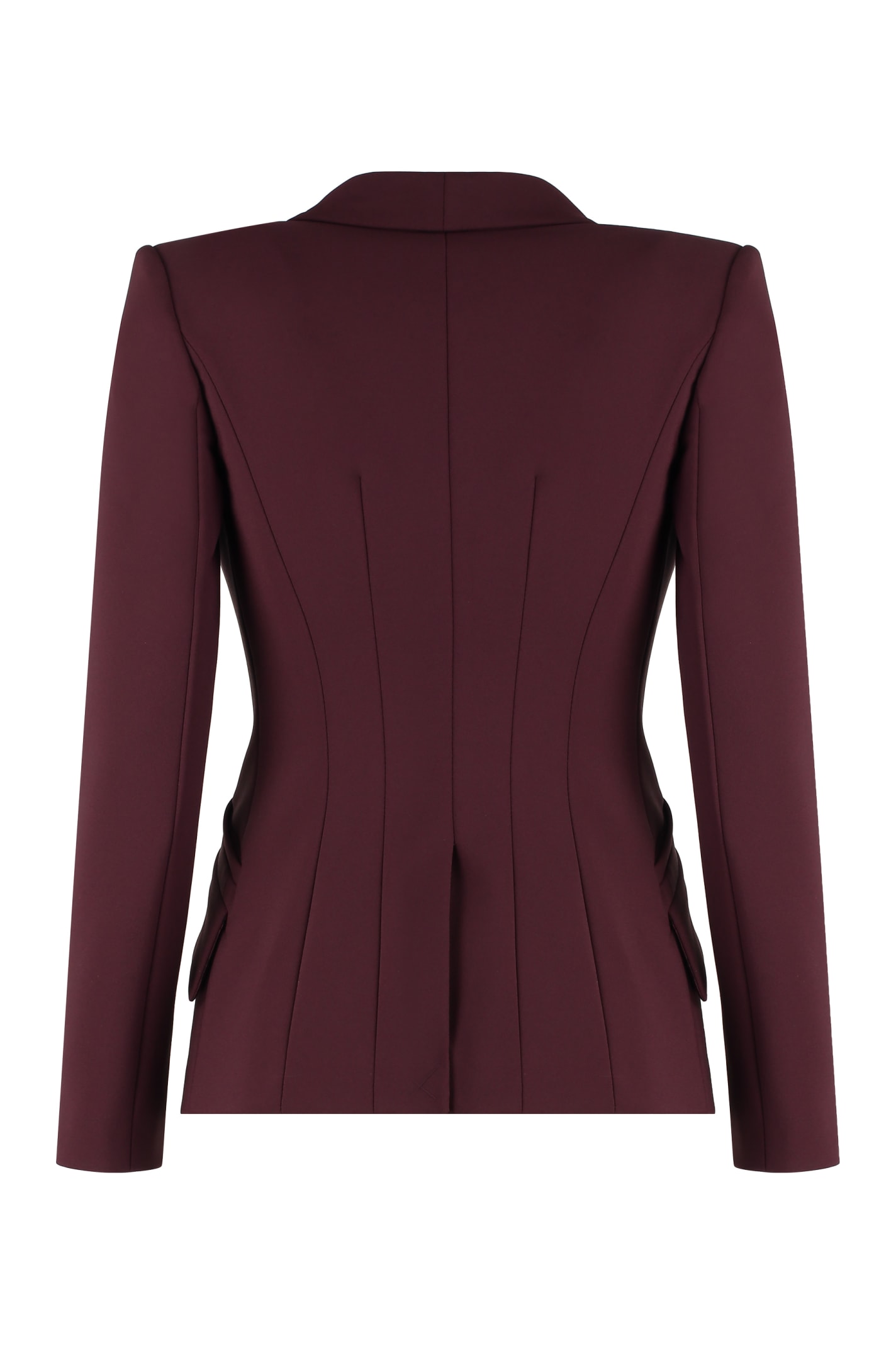 Shop Elisabetta Franchi Two-pieces Suit In Bordeaux