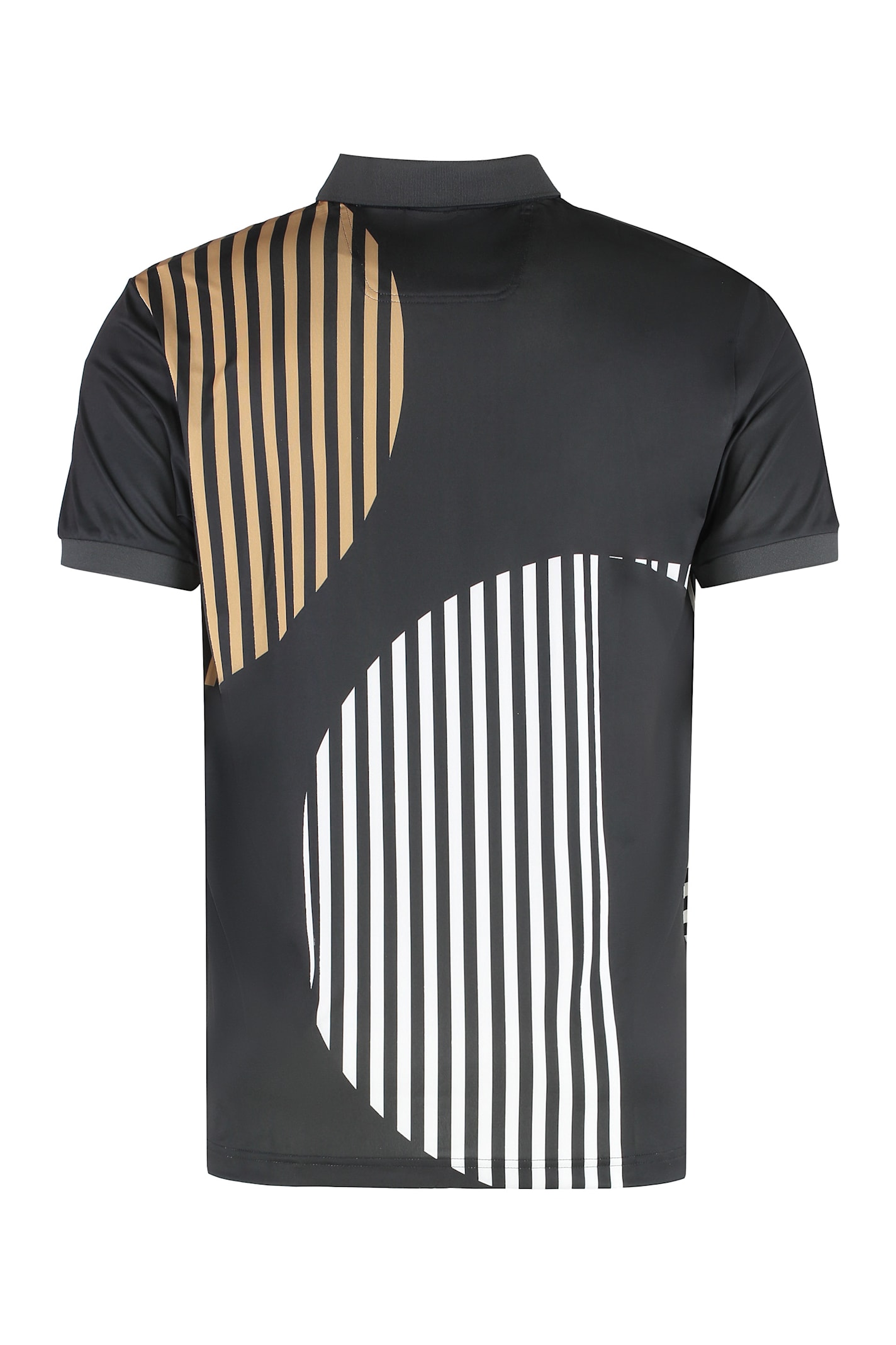Hugo Boss Boss Technical Fabric Polo Shirt In Black