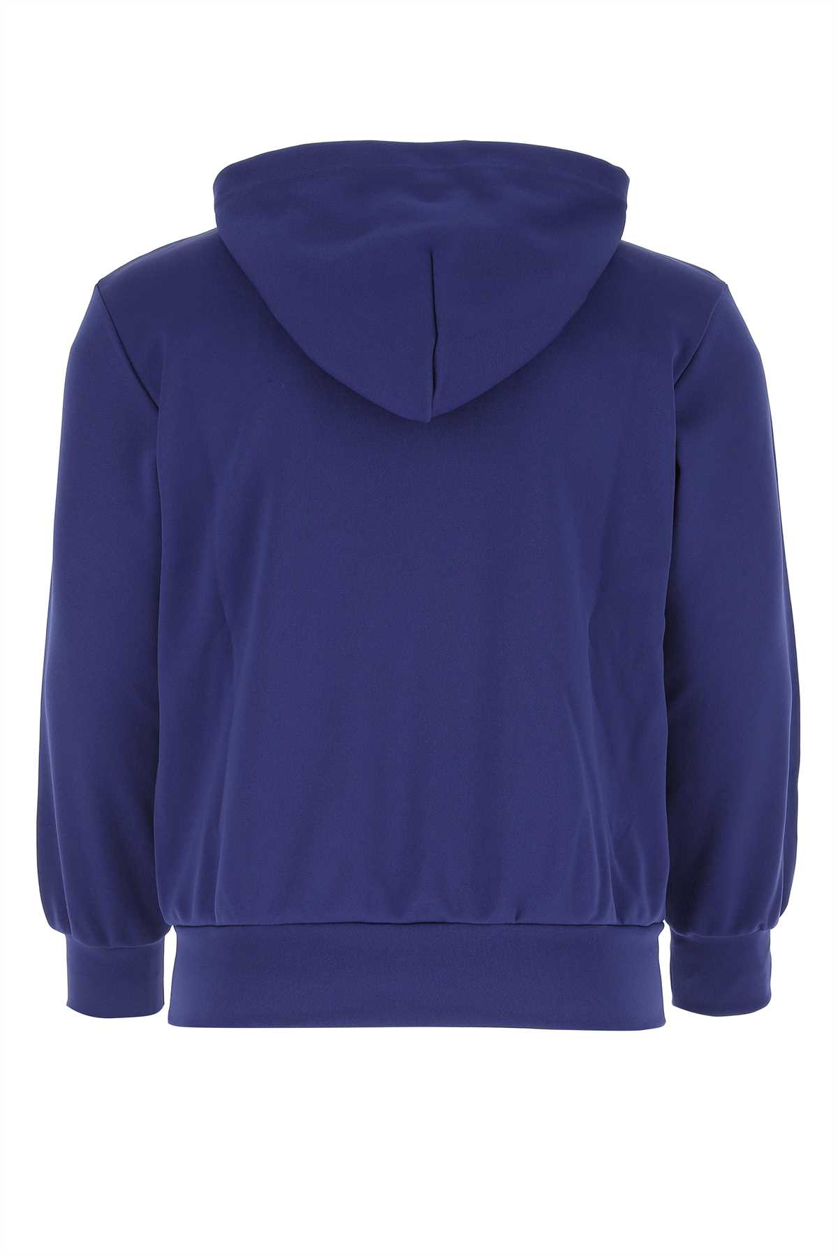 Shop Comme Des Garçons Play Electric Blue Polyester Sweatshirt In Navy