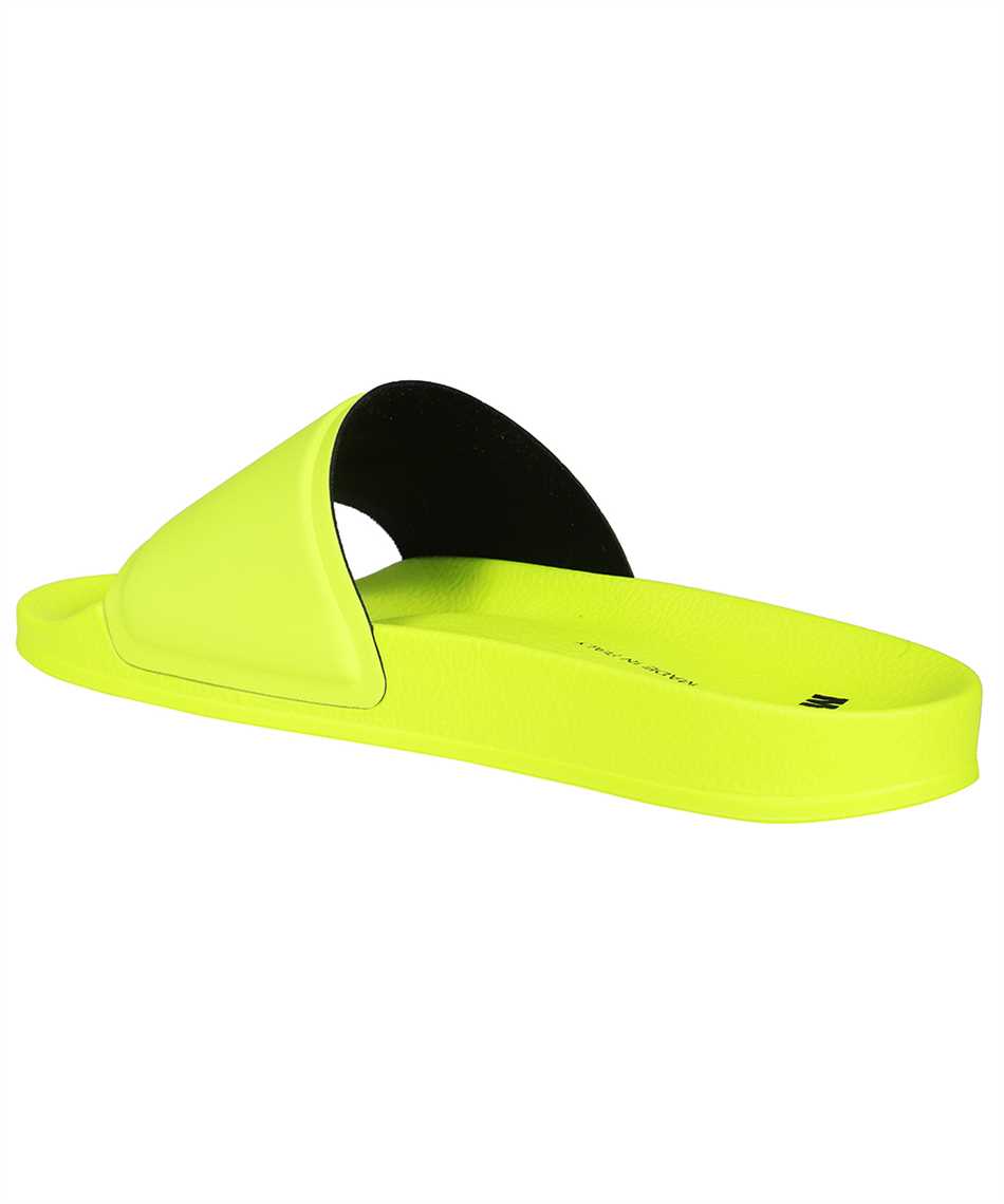 Msgm Slides With Logo In Yellow