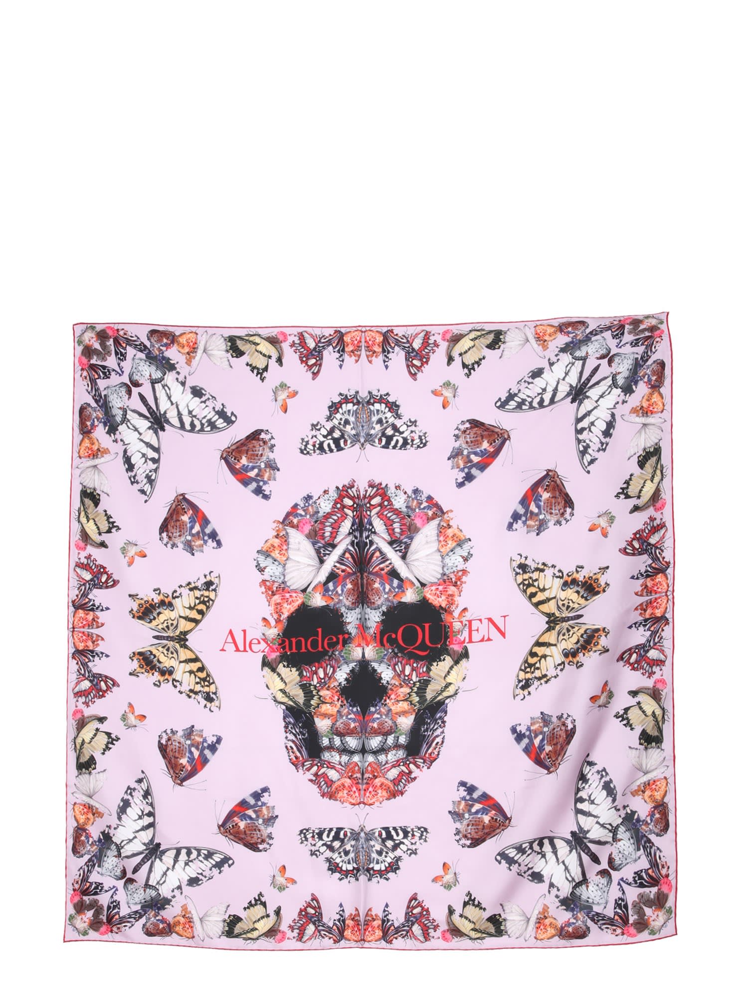 Alexander McQueen Scarf With Botanical Paisley Print