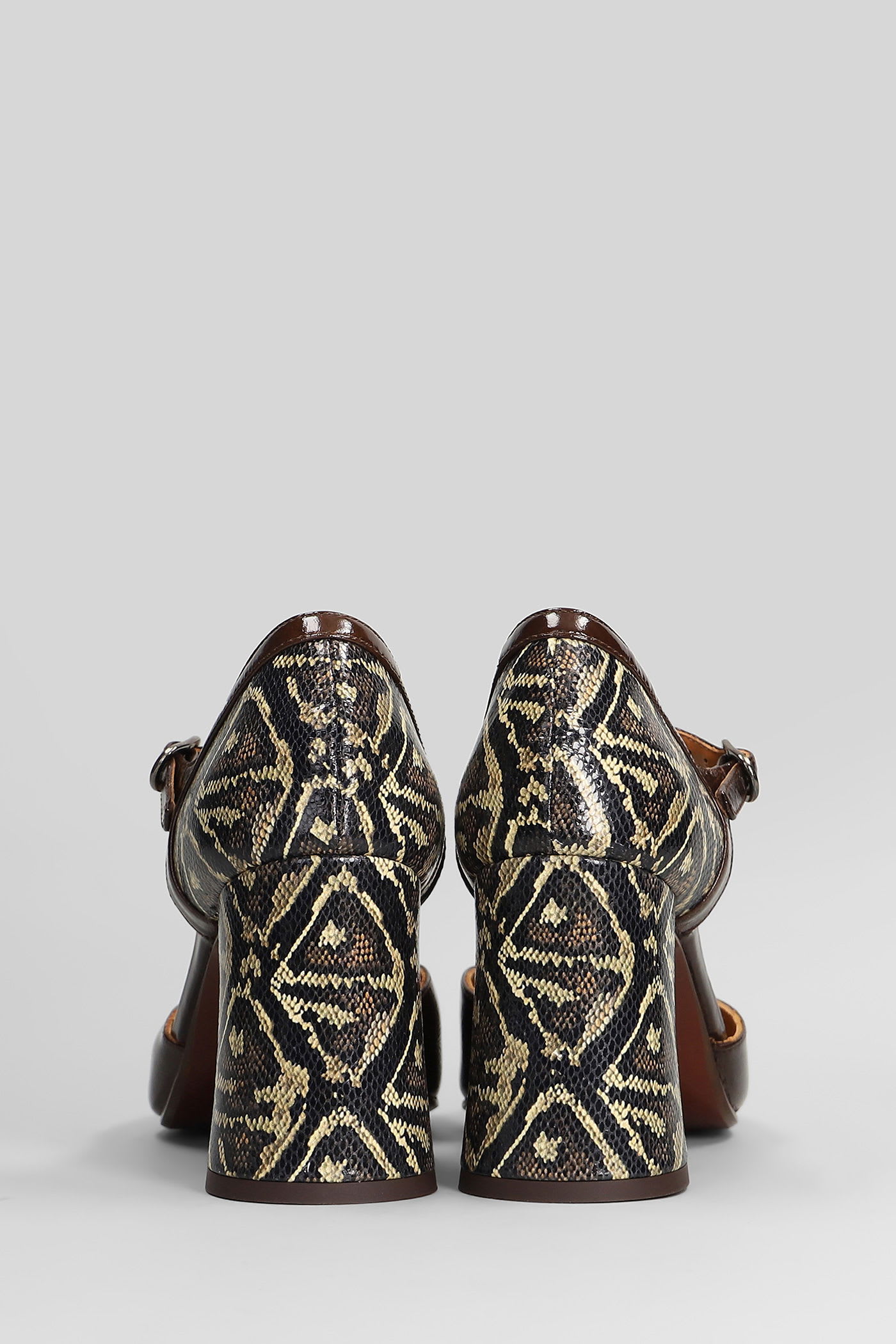 Chie Mihara Luer Pumps In Brown Leather In Brown