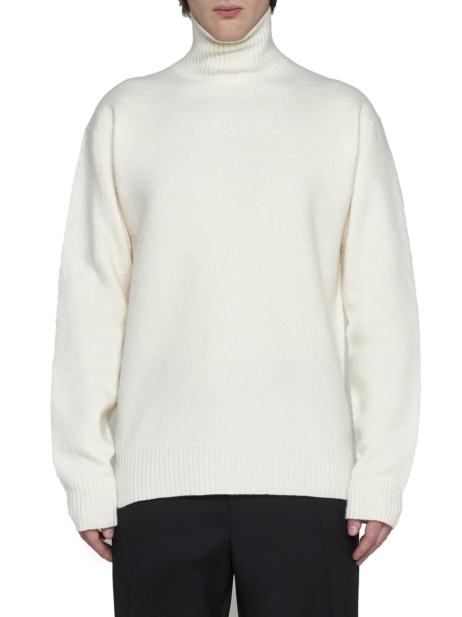 Shop Jil Sander Sweater In Cloud