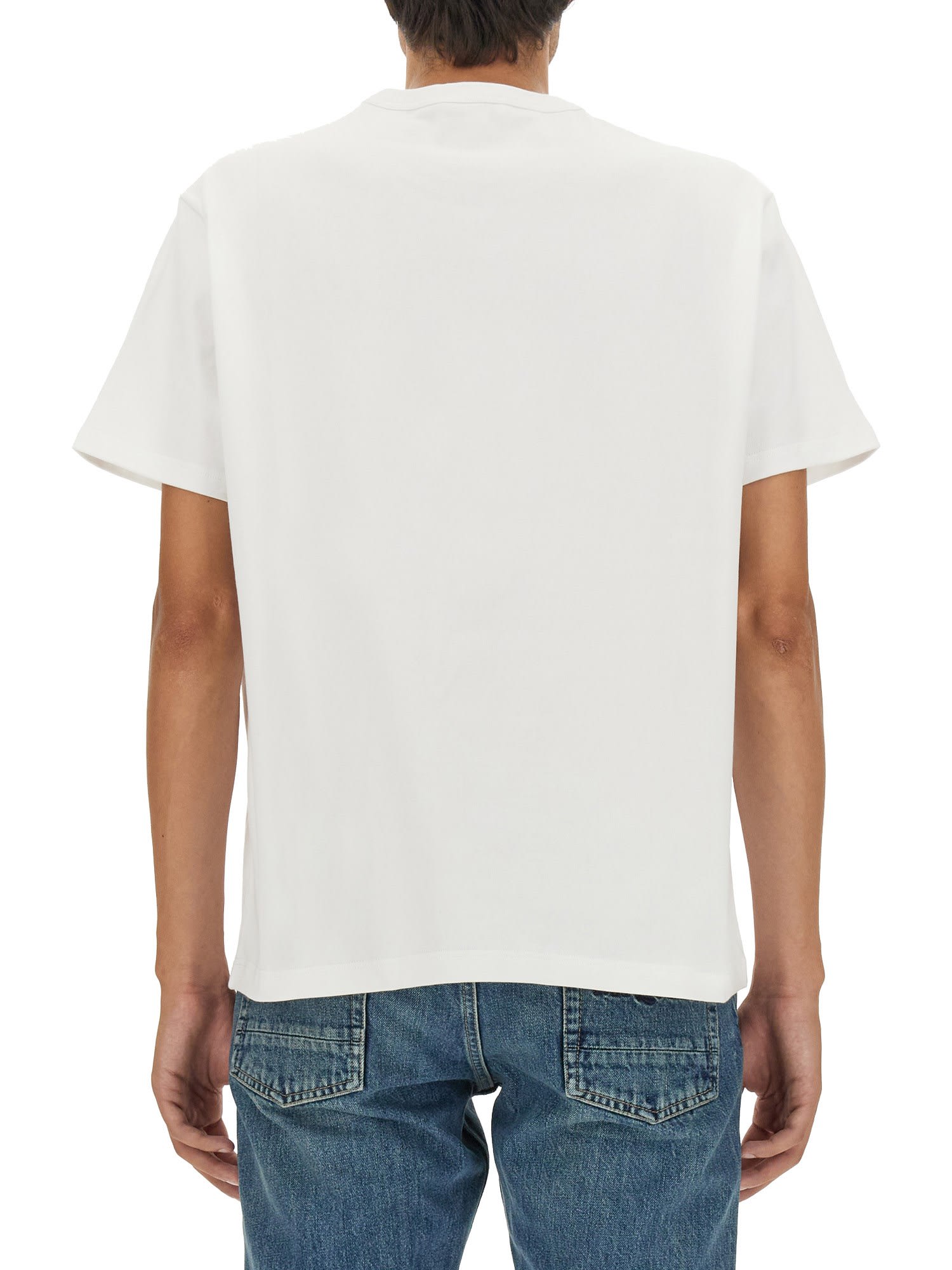 Alexander Mcqueen T-shirt In Bianco