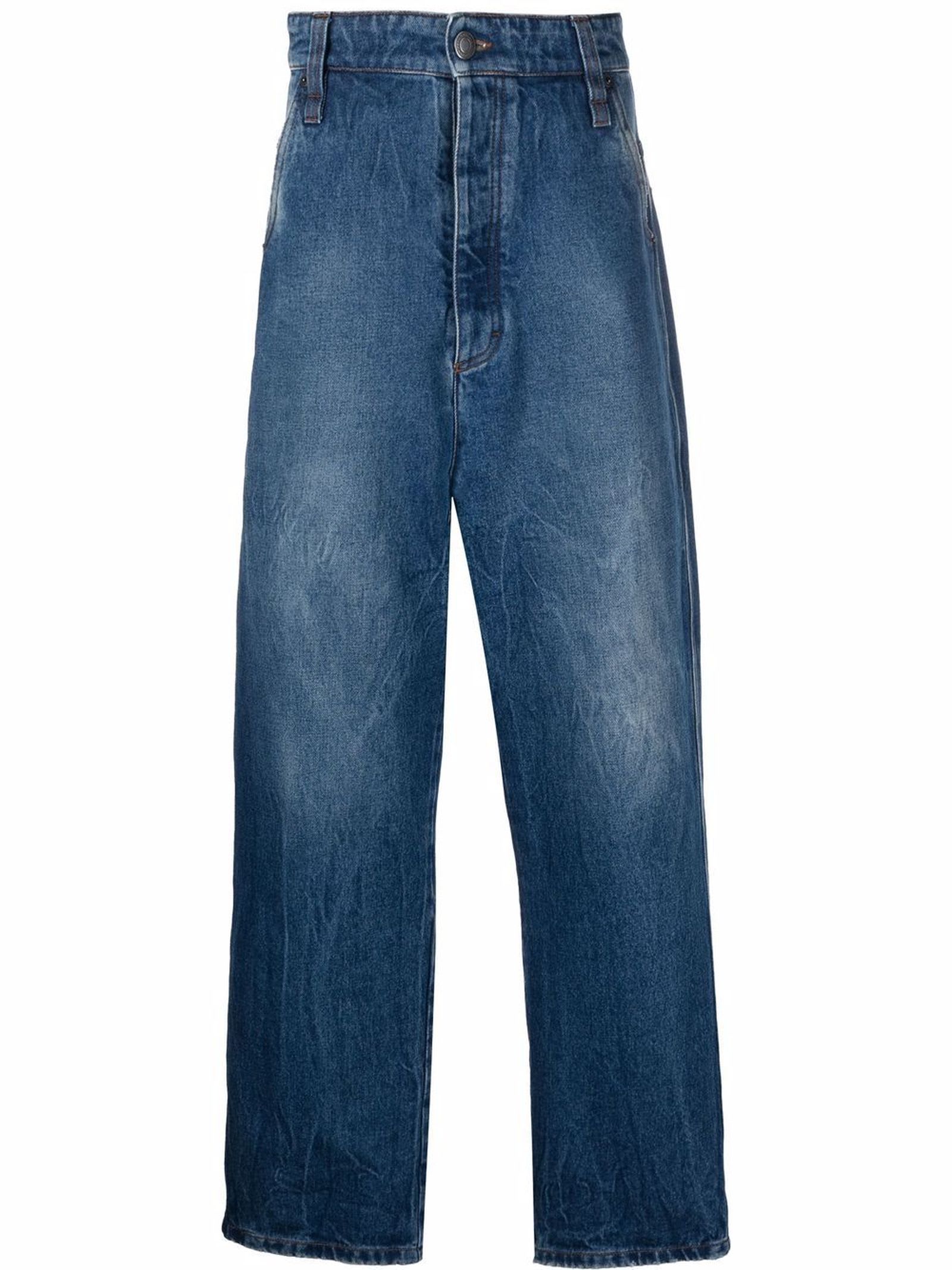 Ami Alexandre Mattiussi Blue Cotton Denim Jeans