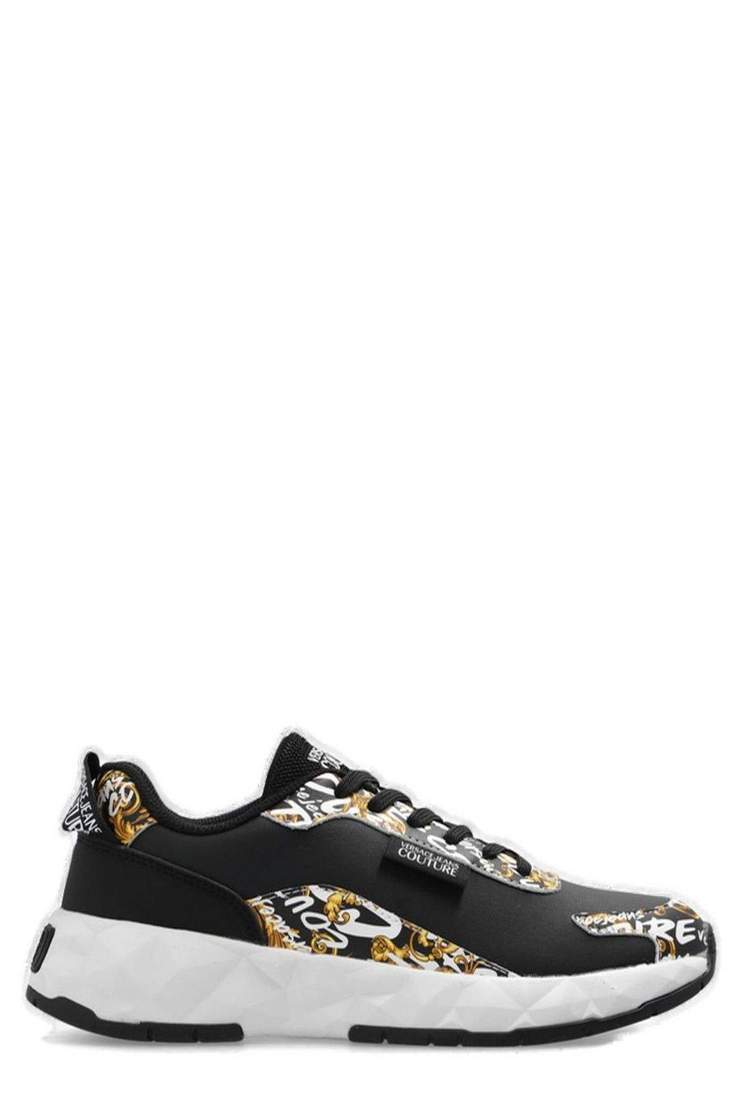 VERSACE JEANS COUTURE ALL-OVER ATOM LOGO COUTURE SNEAKERS