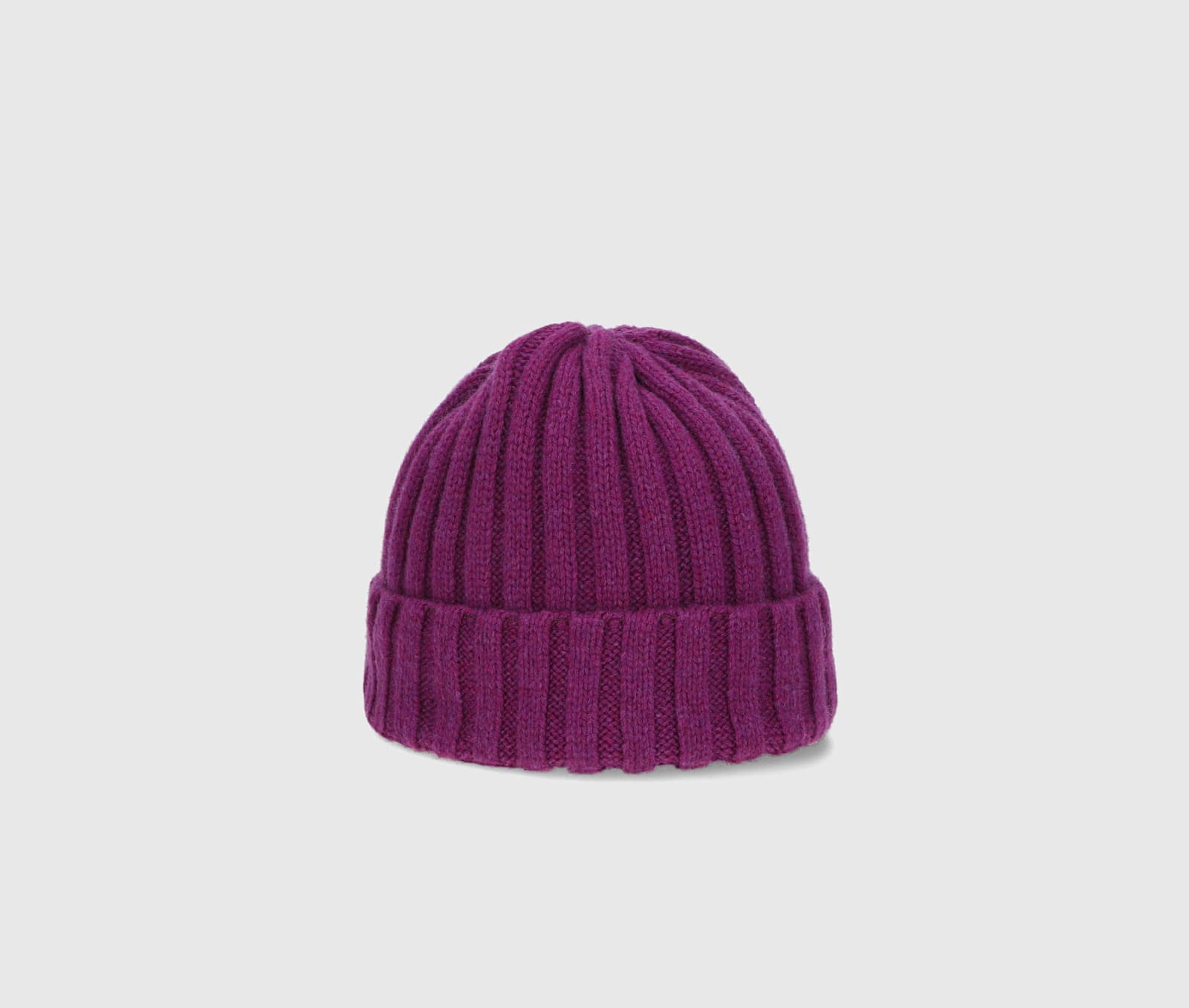 Shop Borsalino Hill Beanie Cashmere In Eggplant Purple