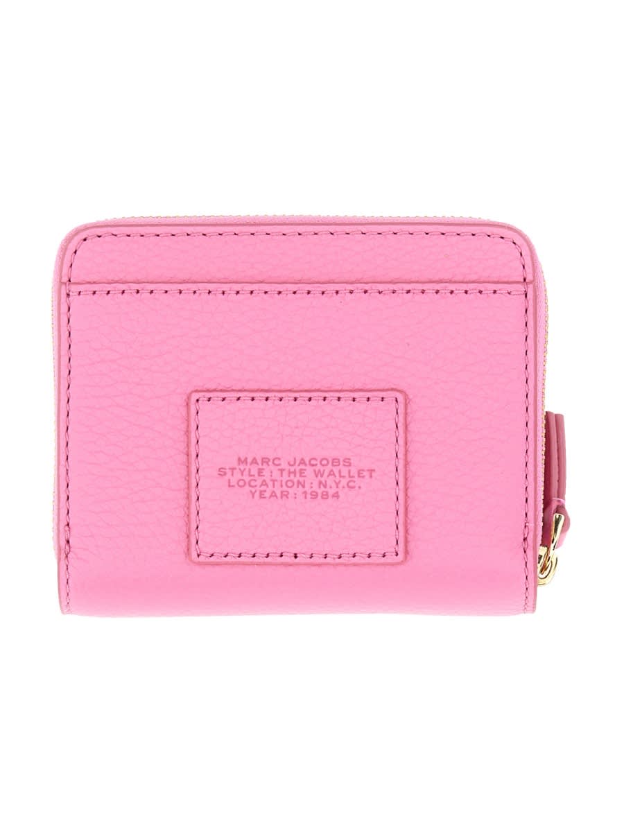 Marc Jacobs Mini Compact Wallet Coin Pocket In Pink