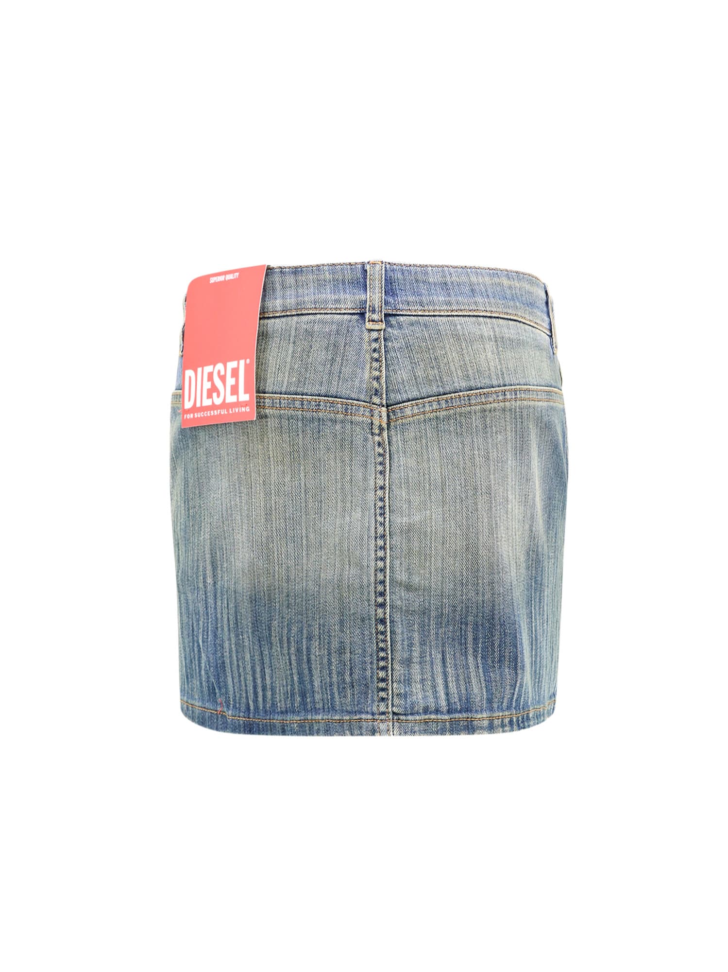 Shop Diesel Skirt In Blue