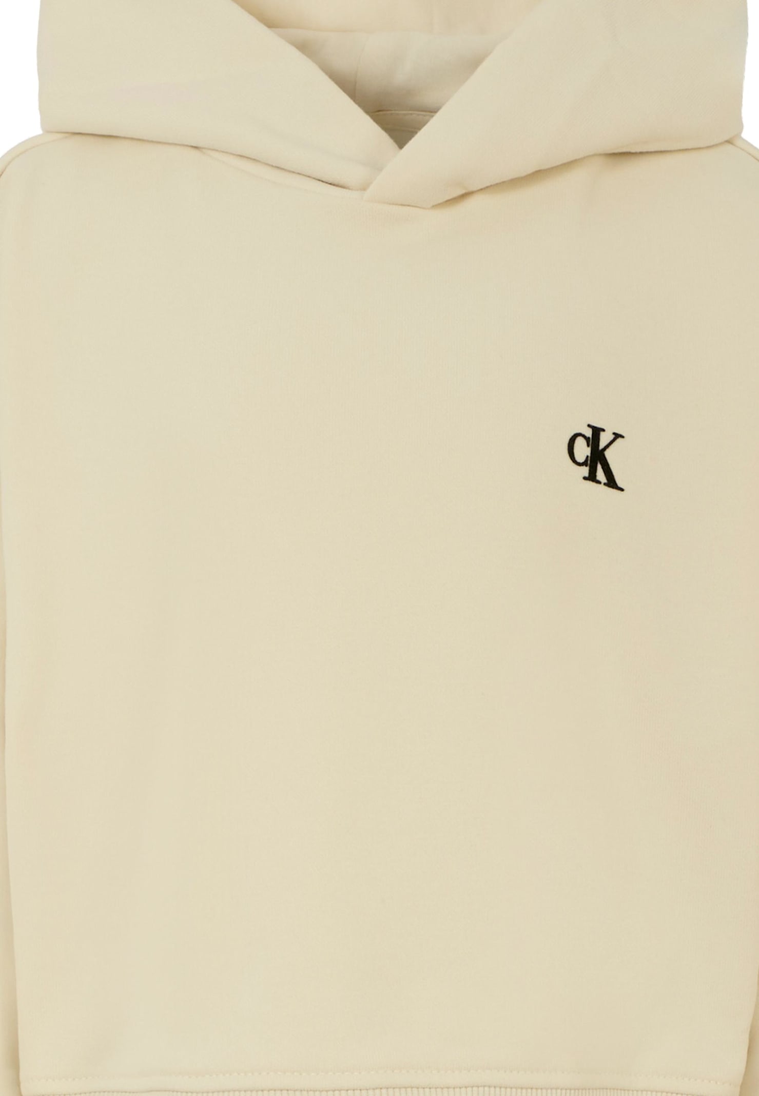 Calvin Klein Blue Sweatshirt For Boy With Logo In Neutral