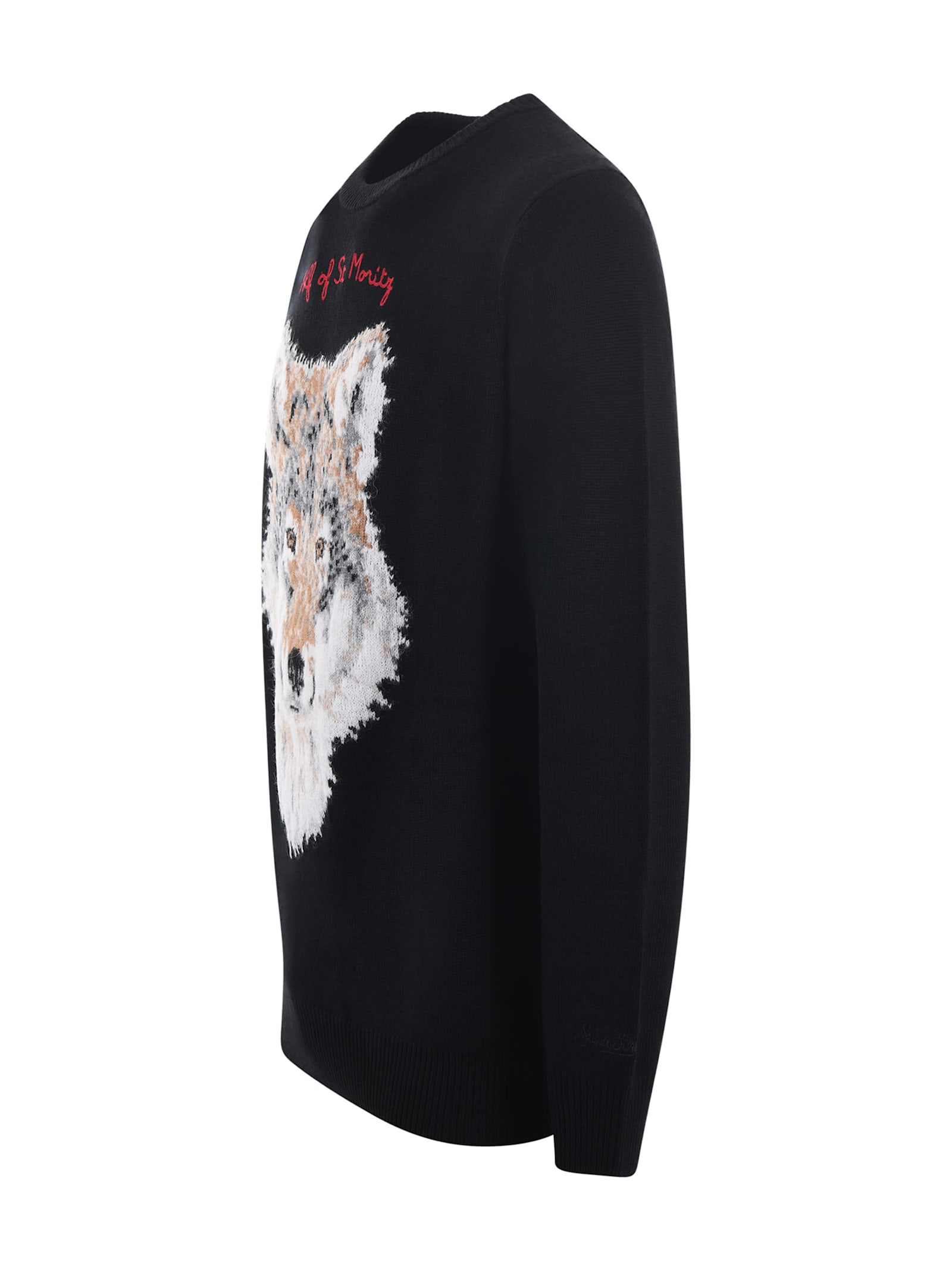 Shop Mc2 Saint Barth Sweater In Black