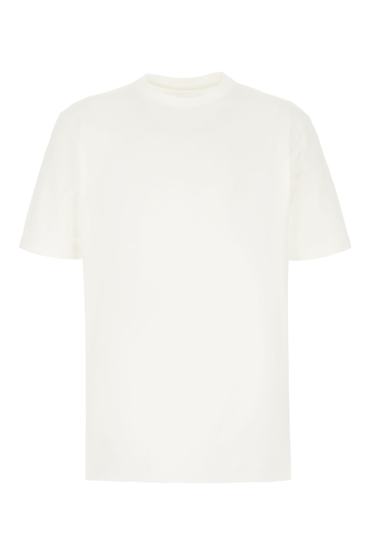 Jil Sander Ivory Cotton T-shirt In 104