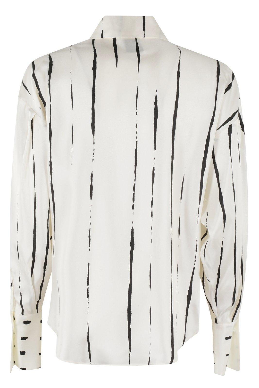 ALYSI LONG SLEEVED STRIPED SHIRT 
