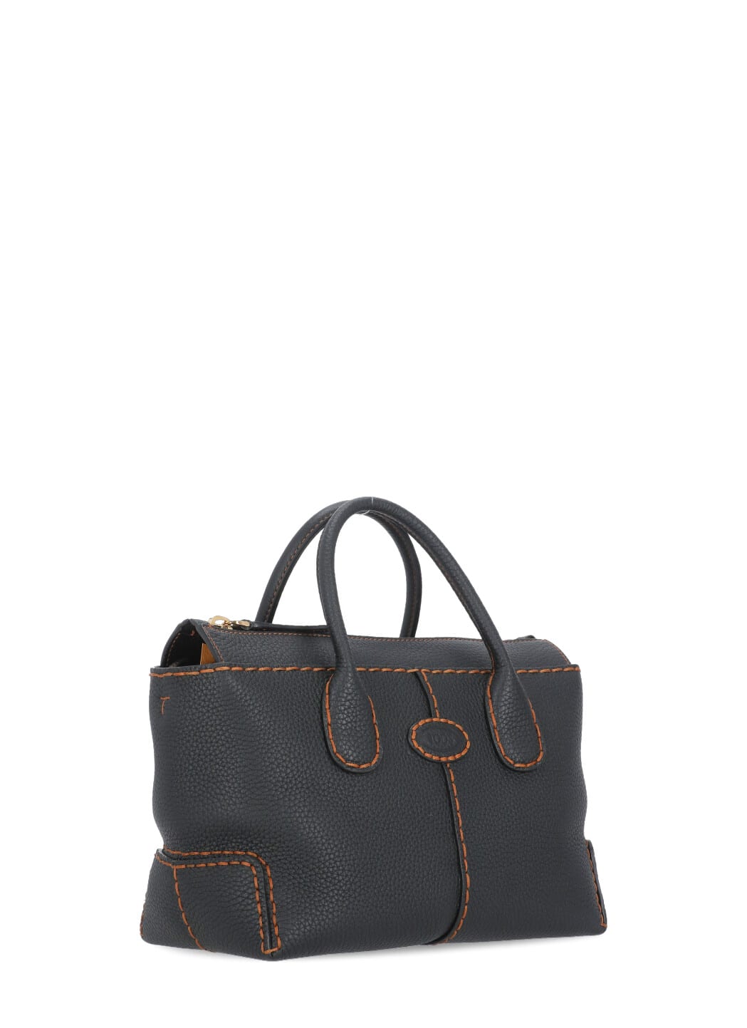 Shop Tod's Leather Shoulder Bag In Black