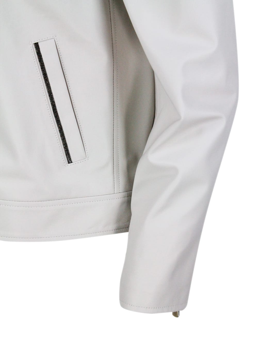 Eleventy Jacket Cream In Cream