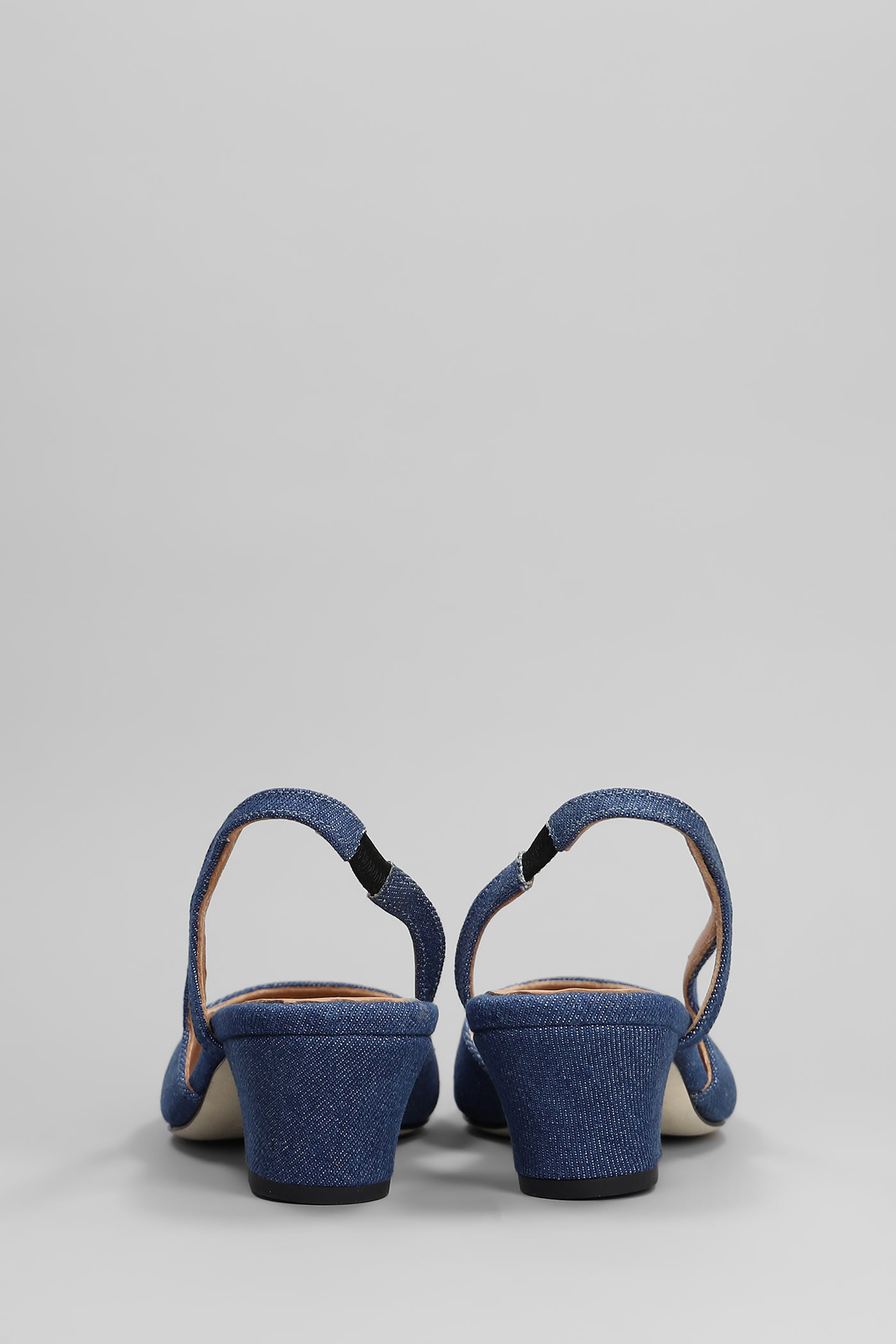 Anniel Pumps In Blue Denim In Blue