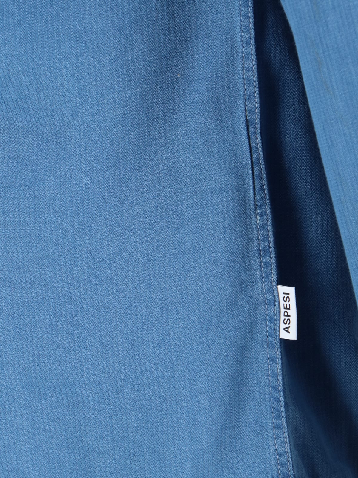 Shop Aspesi Model C Shirt In Light Blue