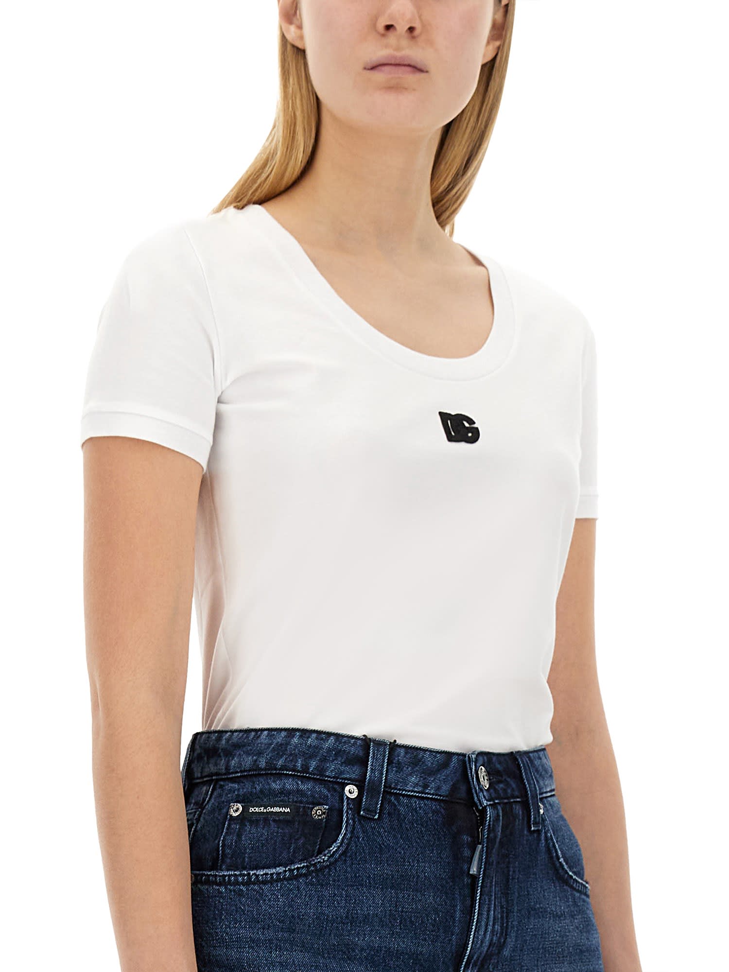 Dolce & Gabbana Logo T-shirt In White