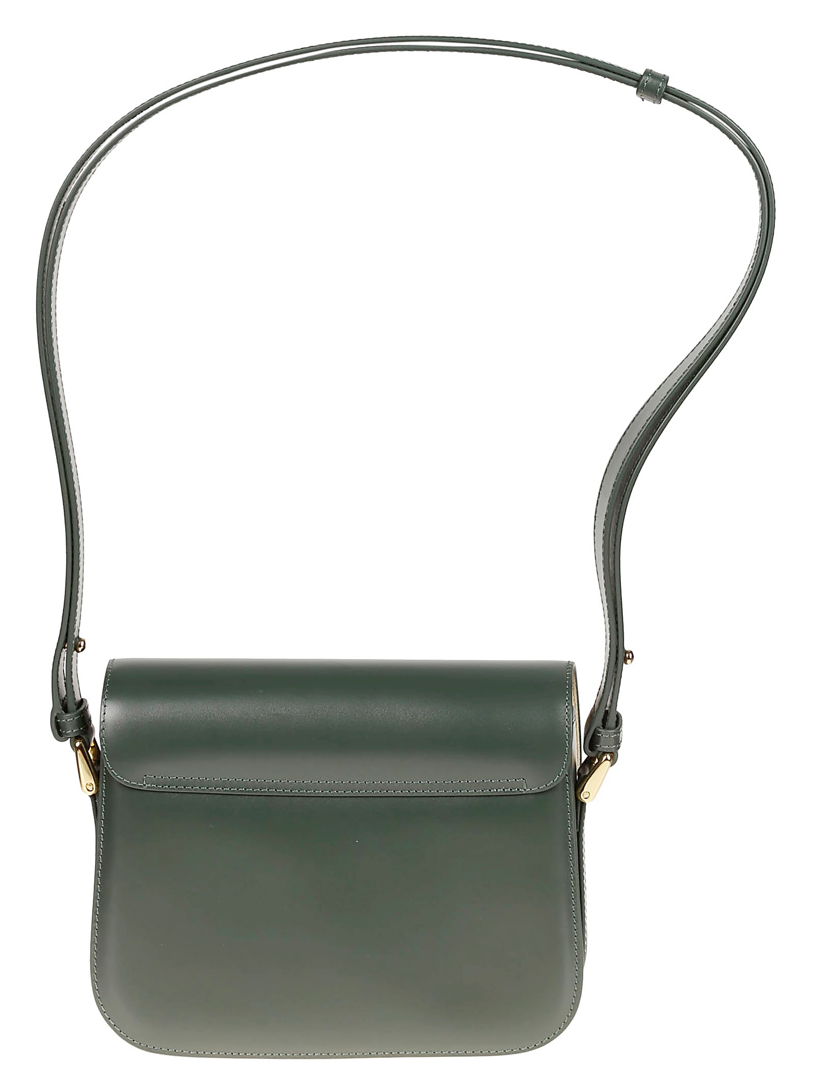 Shop Apc Sac Grace Small In Kaf Vert Fonce