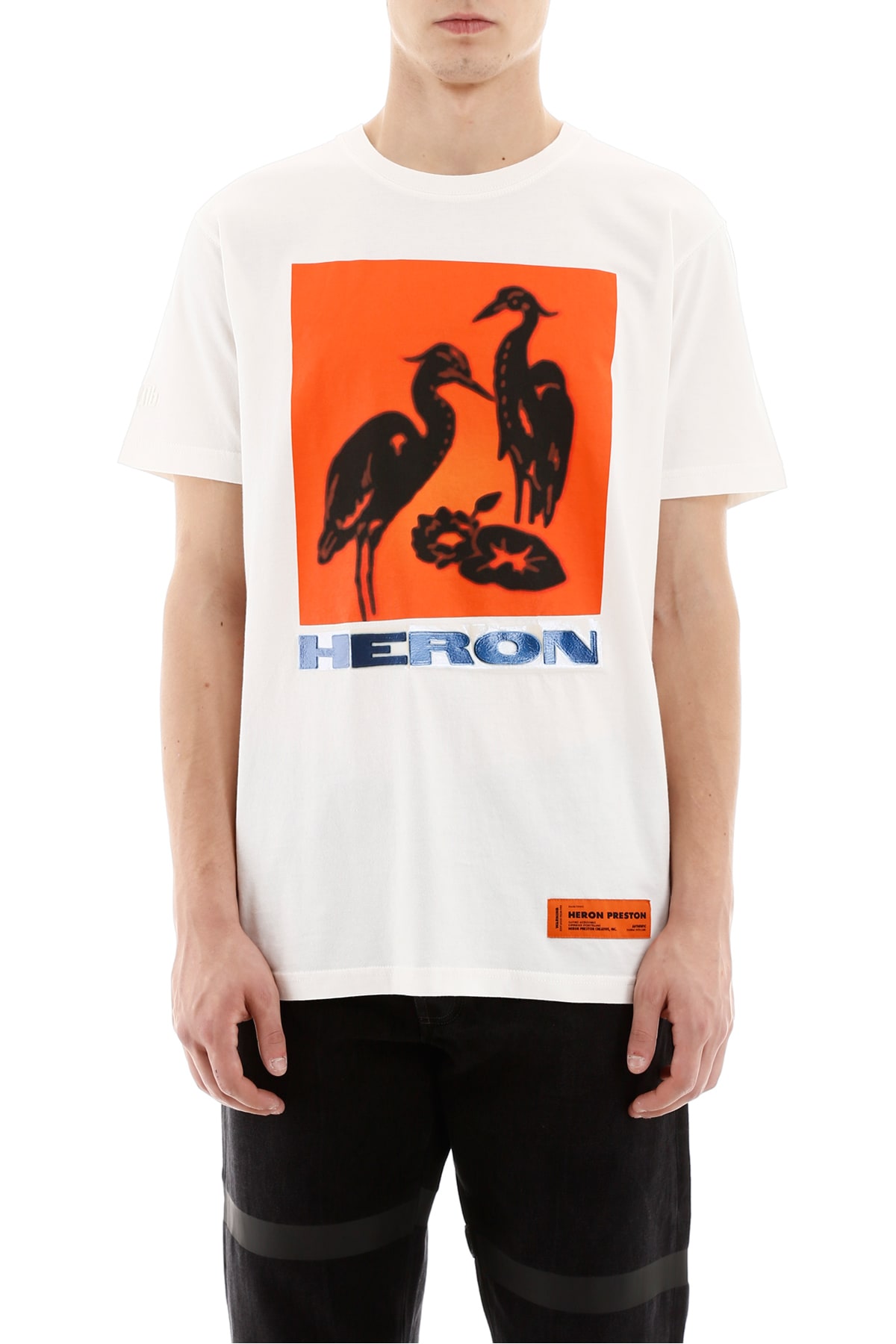 HERON PRESTON HERON PRESTON Printed T-shirt - OFF WHITE MULTICOLOR ...