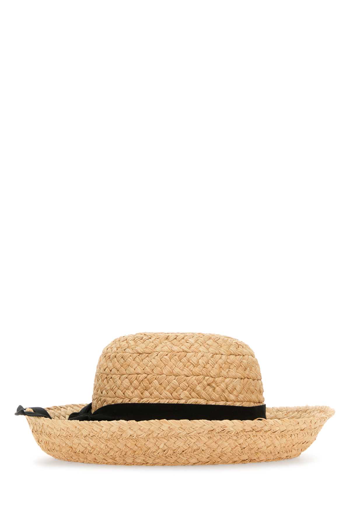 Shop Helen Kaminski Beige Raffia Classic 5 Hat In Naturalblack